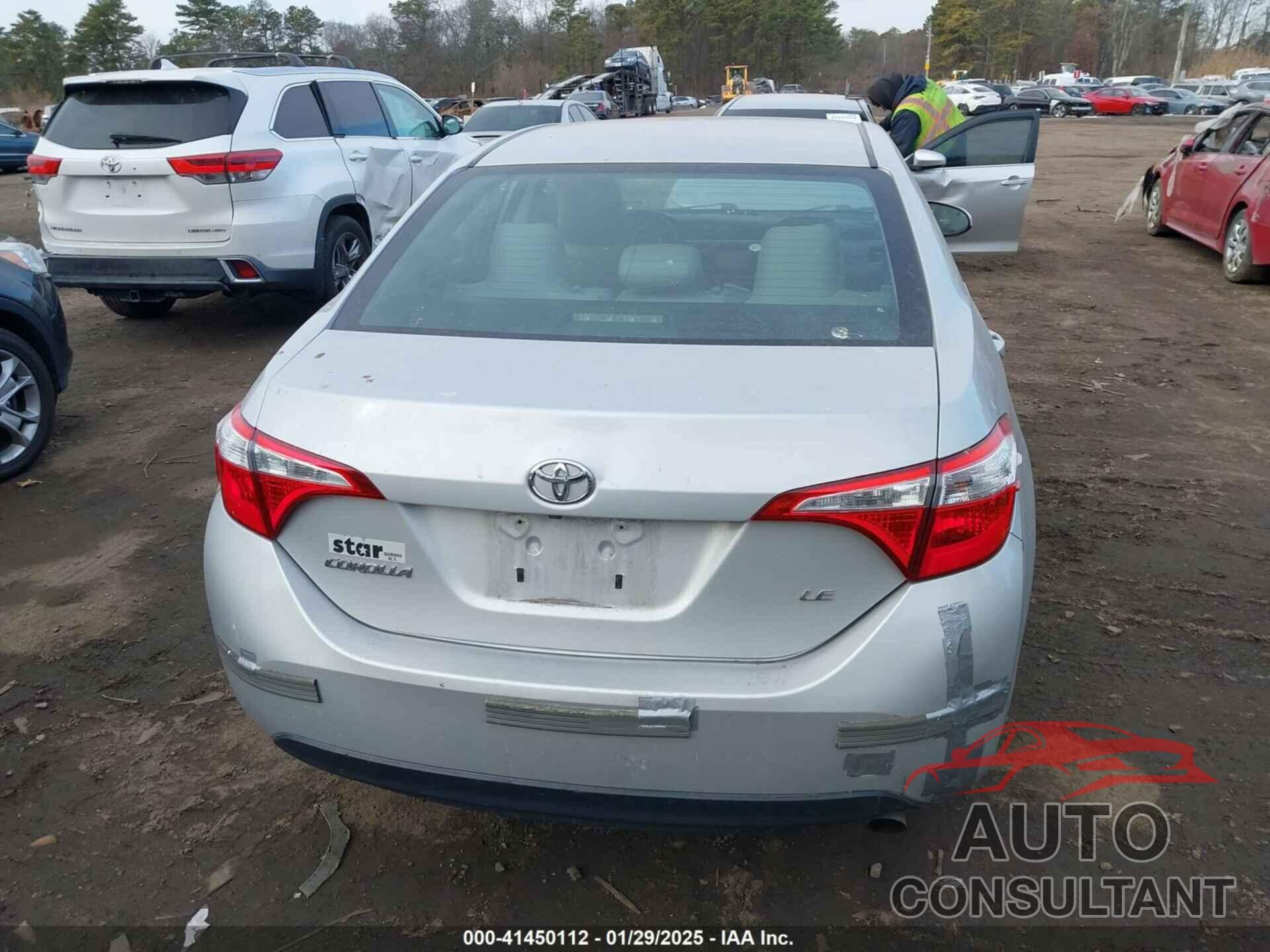 TOYOTA COROLLA 2016 - 2T1BURHEXGC608495