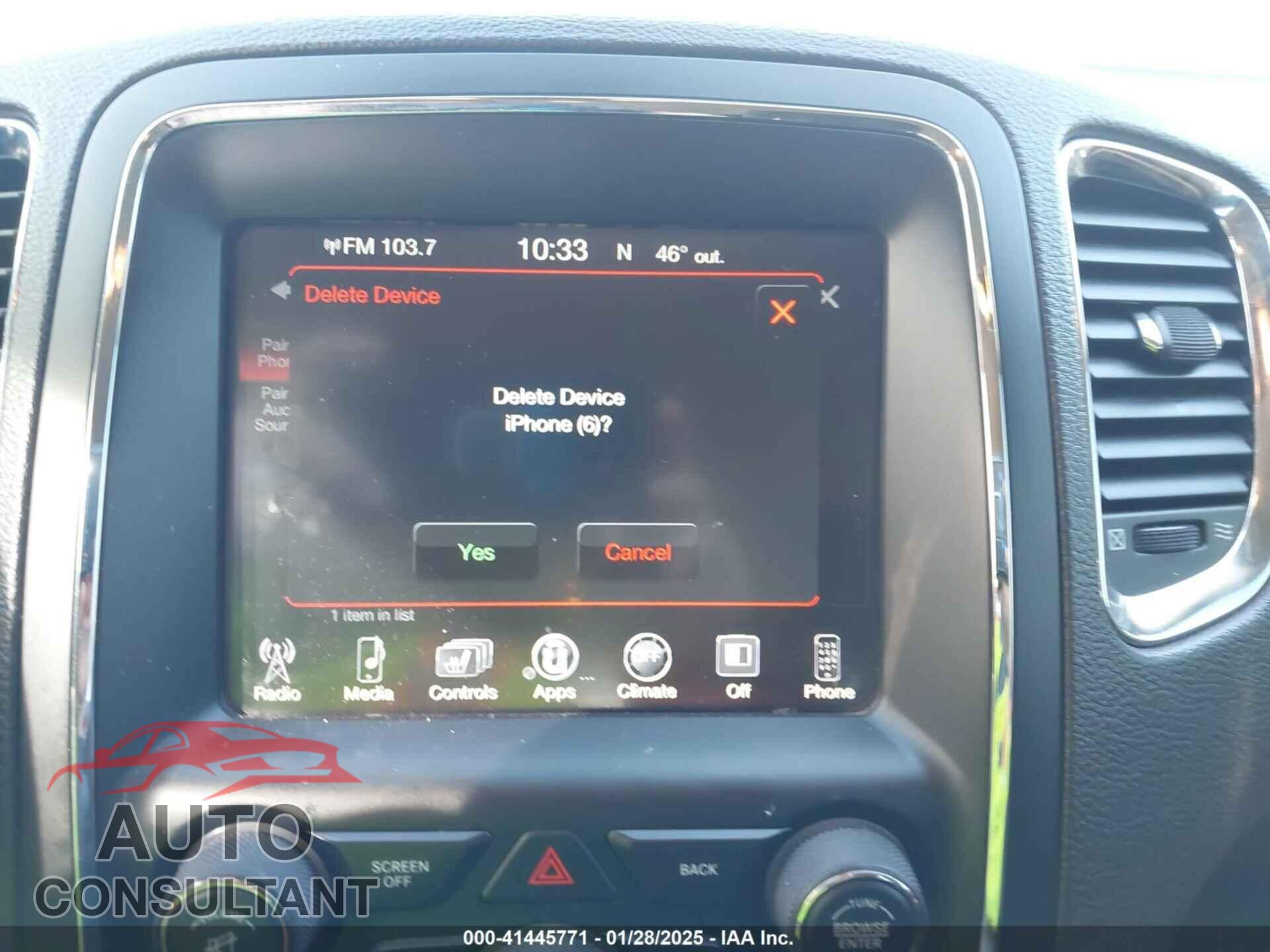 DODGE DURANGO 2014 - 1C4RDHAG2EC576023