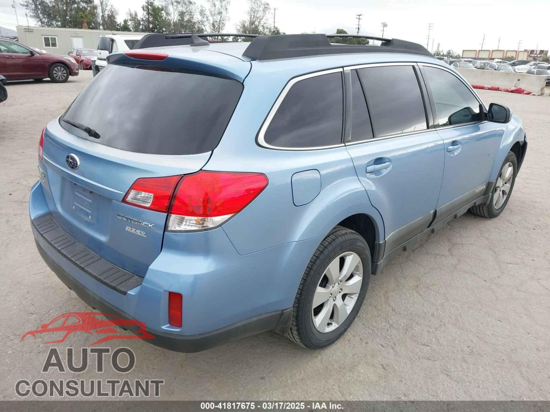 SUBARU OUTBACK 2011 - 4S4BRBLC8B3399575