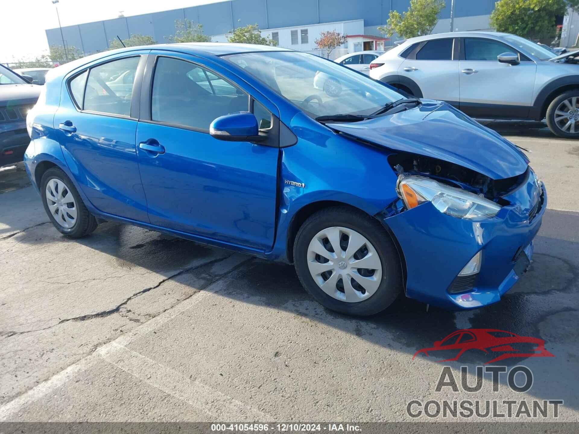TOYOTA PRIUS C 2013 - JTDKDTB36D1034546