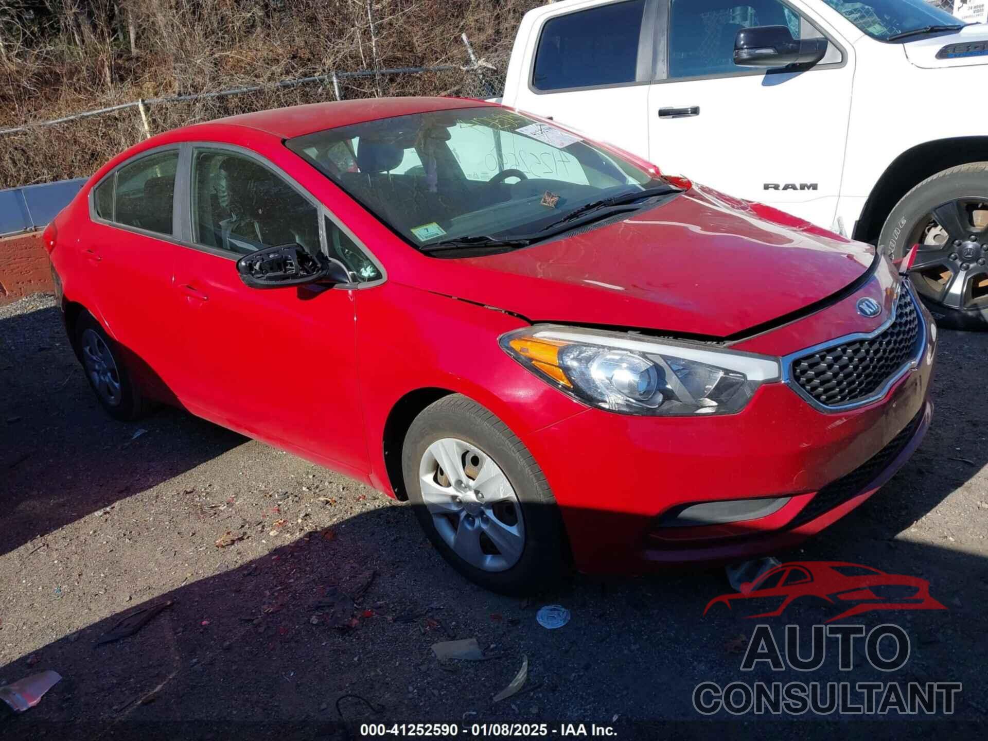 KIA FORTE 2016 - KNAFK4A63G5614114