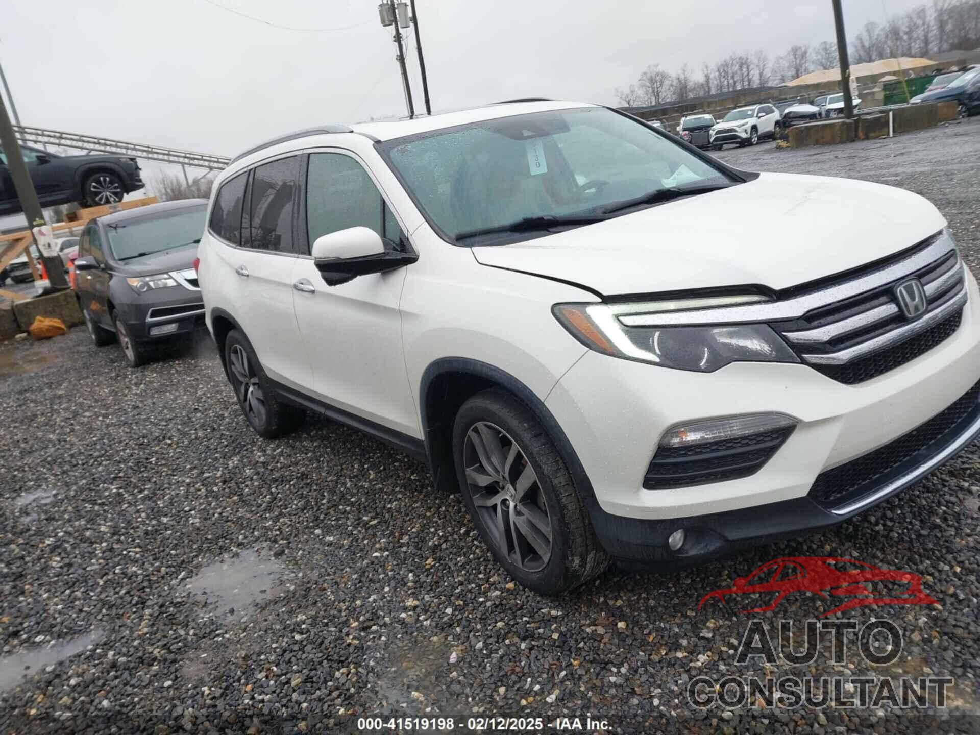 HONDA PILOT 2016 - 5FNYF6H94GB114201