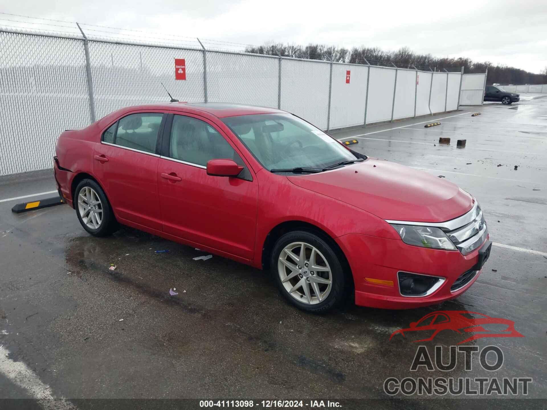 FORD FUSION 2012 - 3FAHP0JG3CR223380