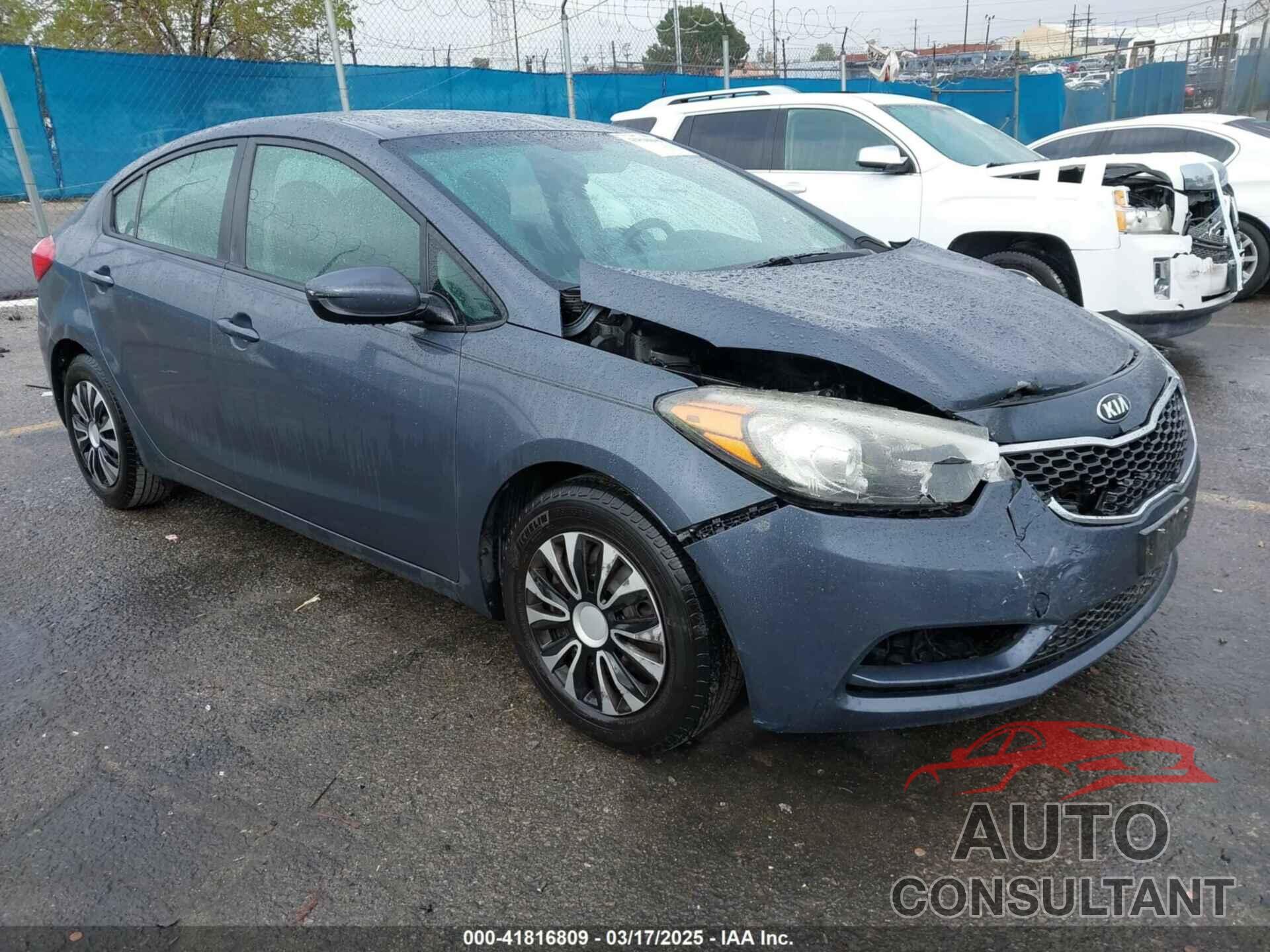 KIA FORTE 2016 - KNAFK4A66G5564020