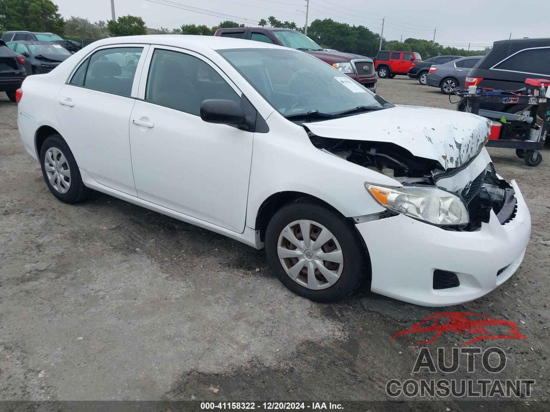 TOYOTA COROLLA 2009 - 1NXBU40E39Z026304