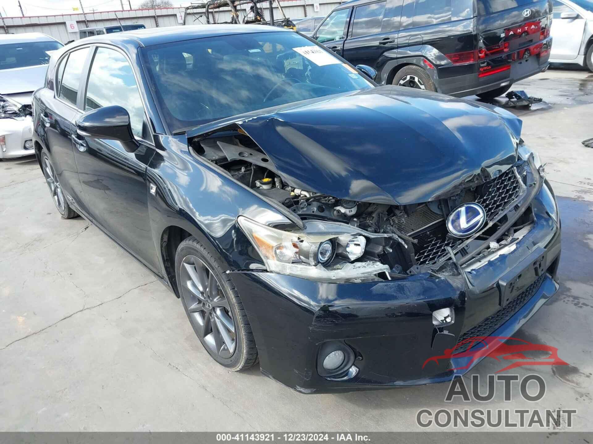 LEXUS CT 200H 2013 - JTHKD5BH5D2129101