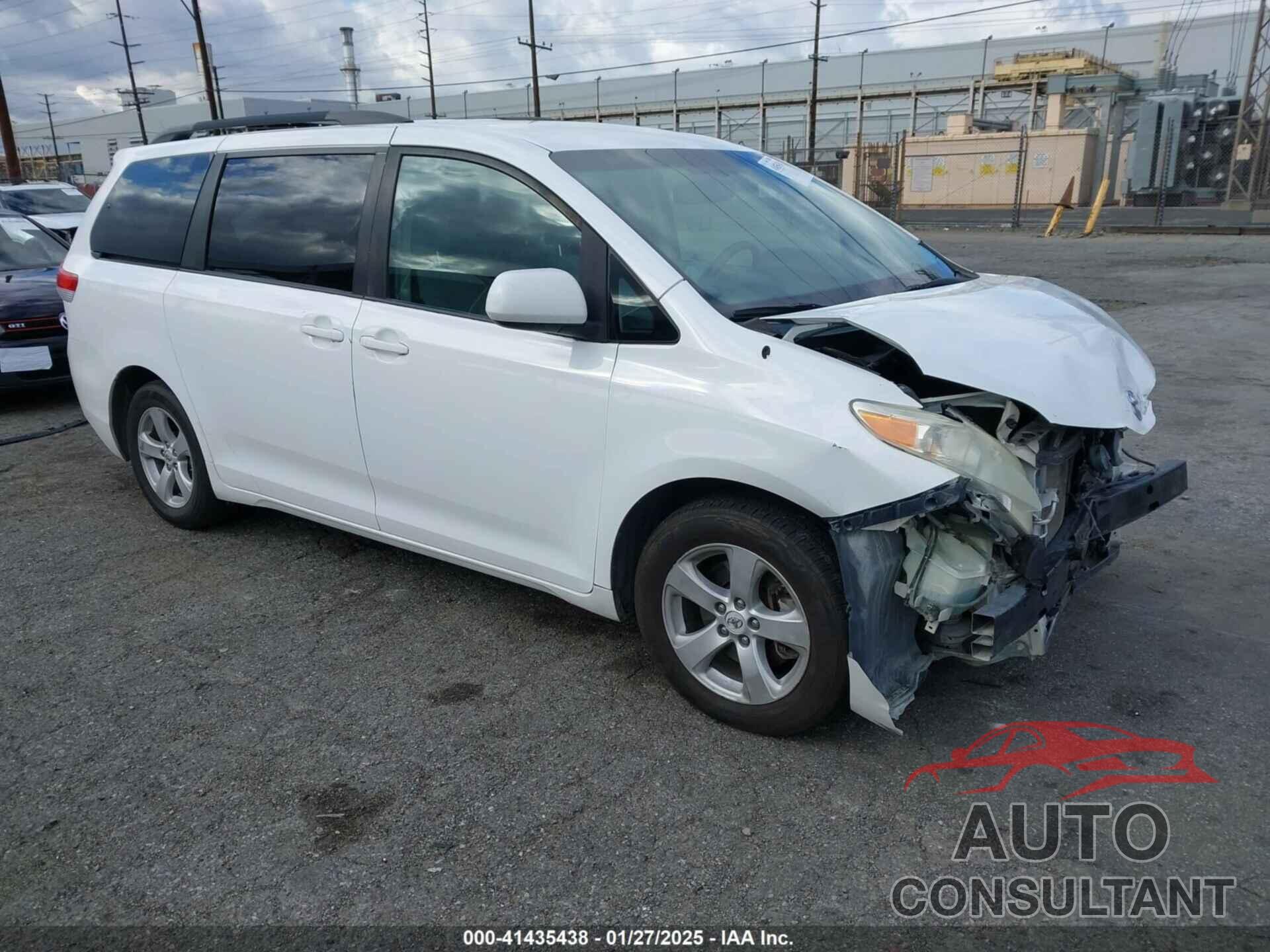 TOYOTA SIENNA 2012 - 5TDKK3DC2CS263536