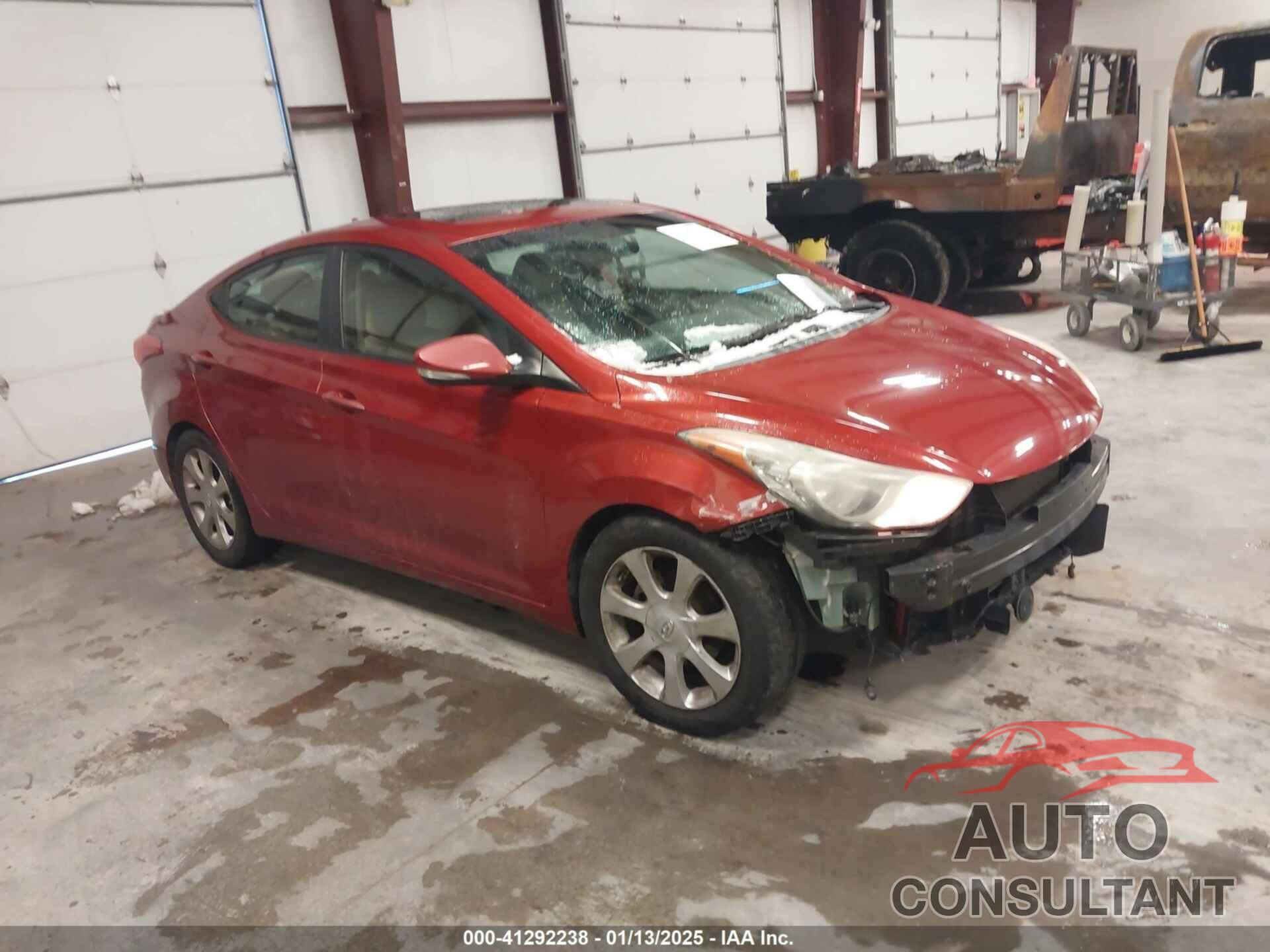 HYUNDAI ELANTRA 2011 - KMHDH4AE9BU156220