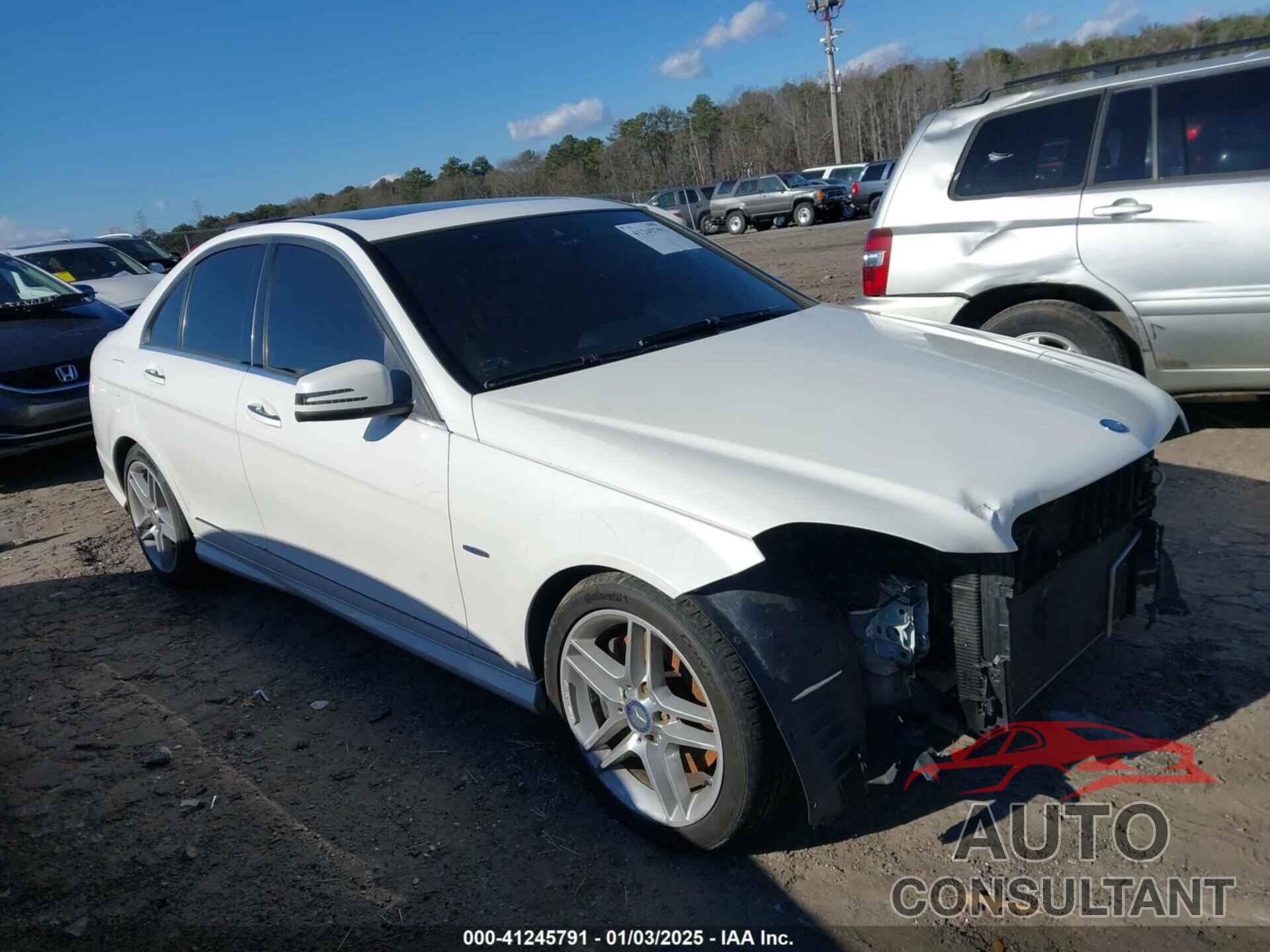 MERCEDES-BENZ C 350 2012 - WDDGF5HB4CR238617