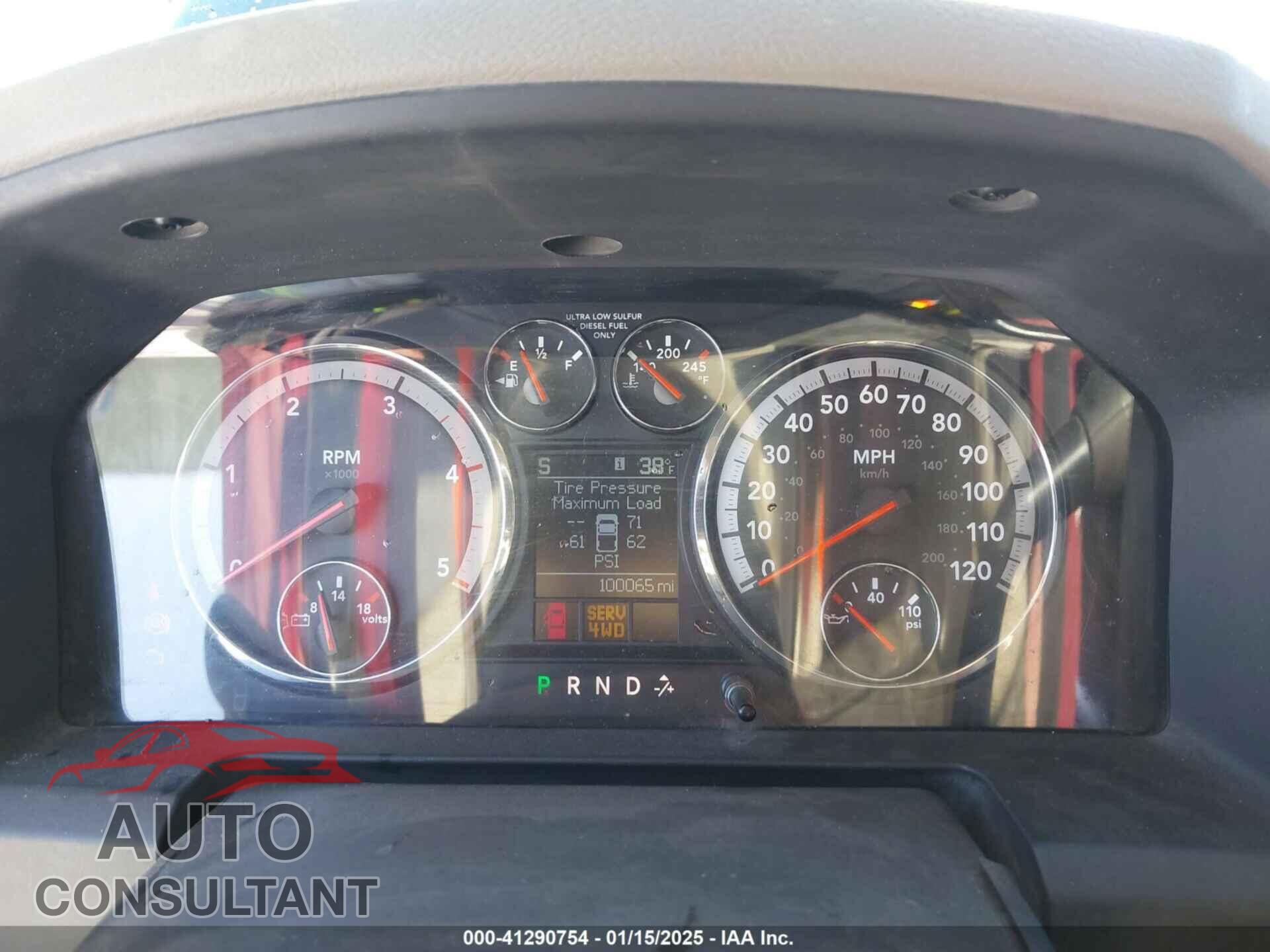 DODGE RAM 2500 2010 - 3D7UT2CL8AG149365