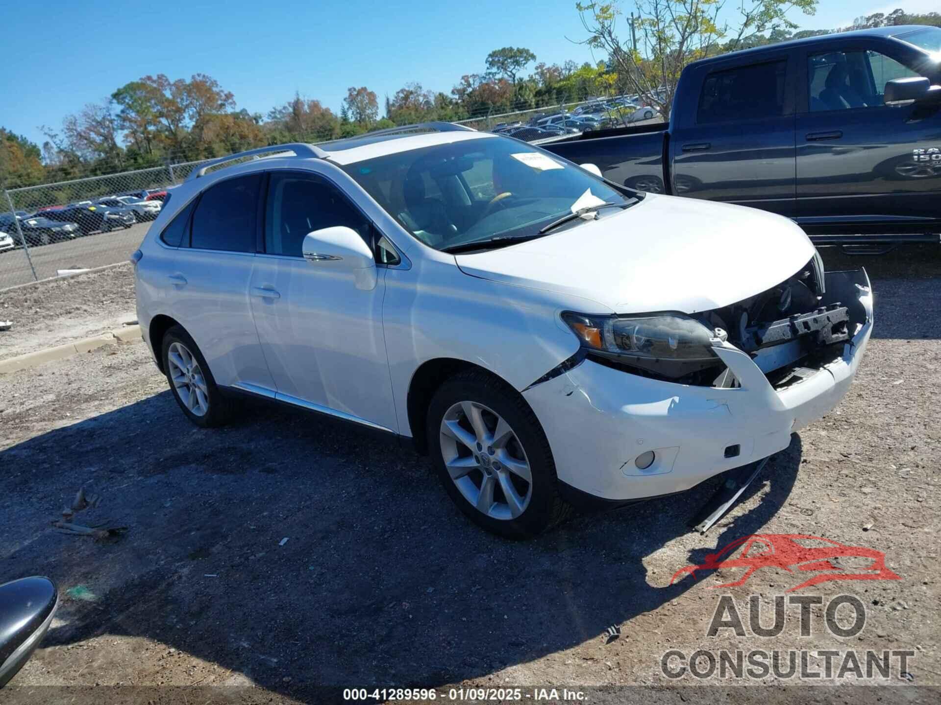 LEXUS RX 350 2012 - 2T2ZK1BA0CC067295