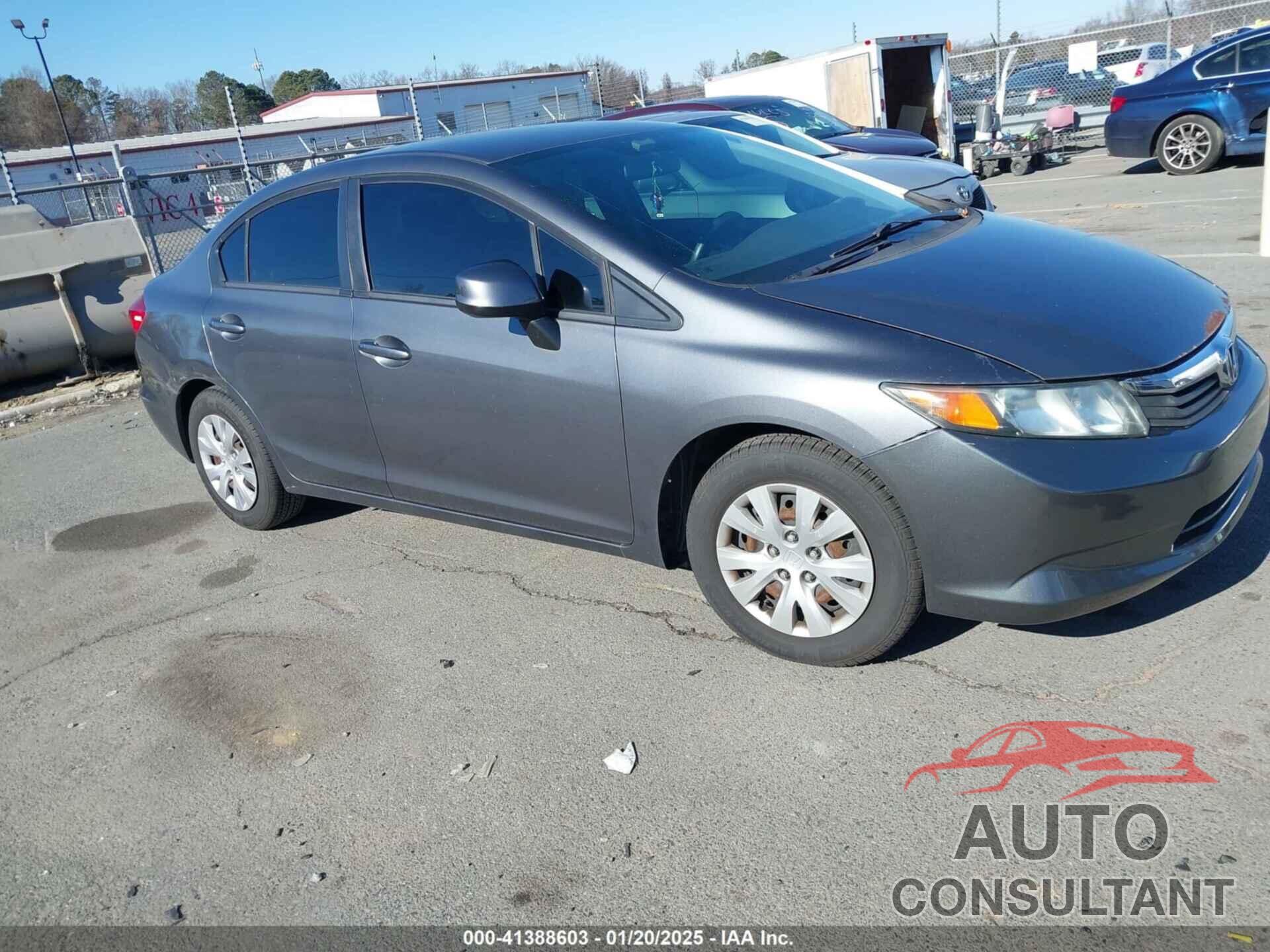 HONDA CIVIC 2012 - 19XFB2F52CE377072