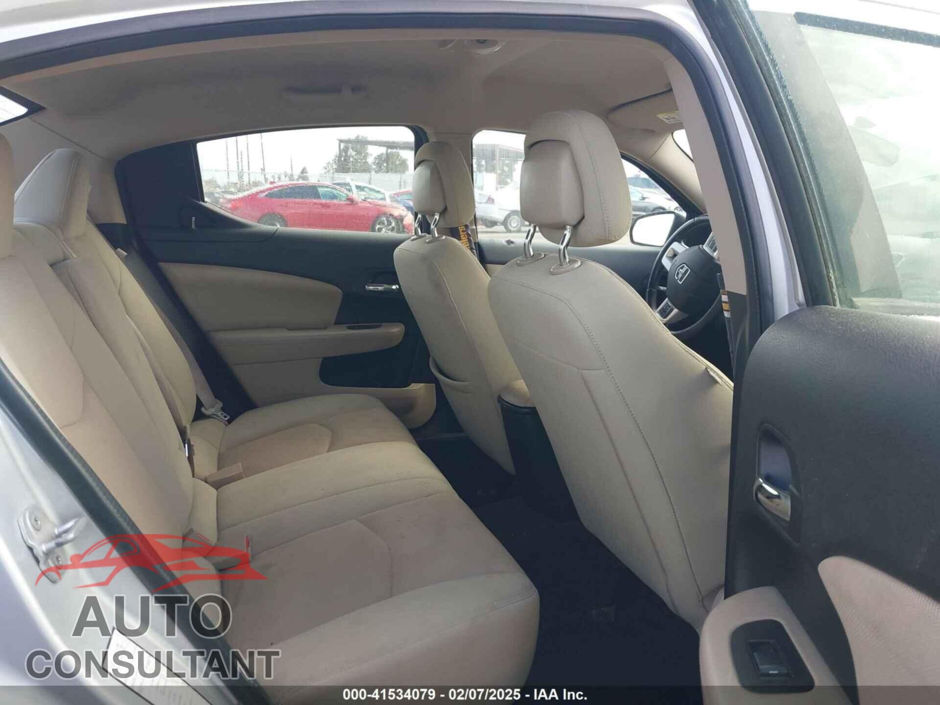 DODGE AVENGER 2012 - 1C3CDZCB3CN167953