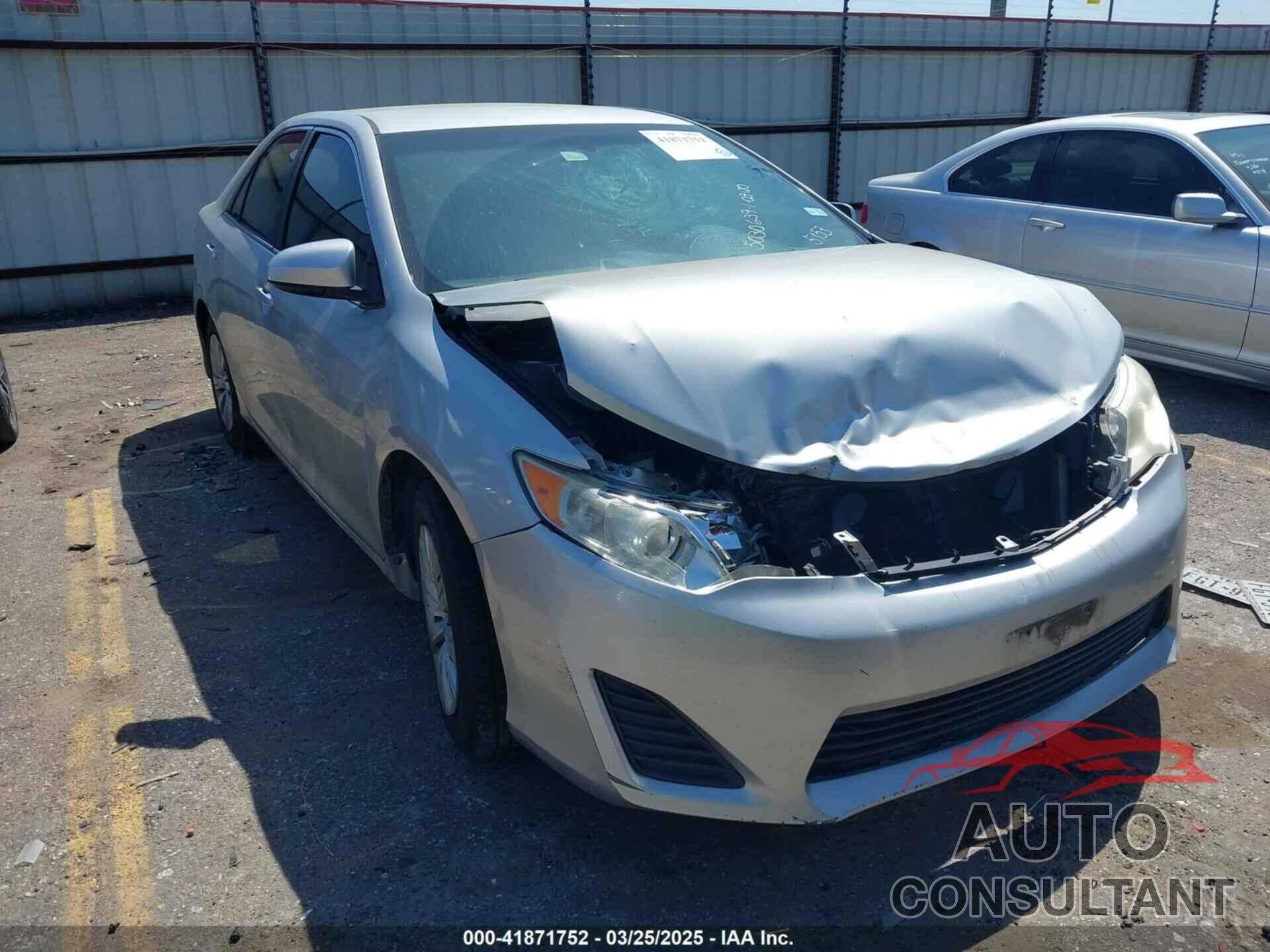 TOYOTA CAMRY 2012 - 4T4BF1FK7CR215153
