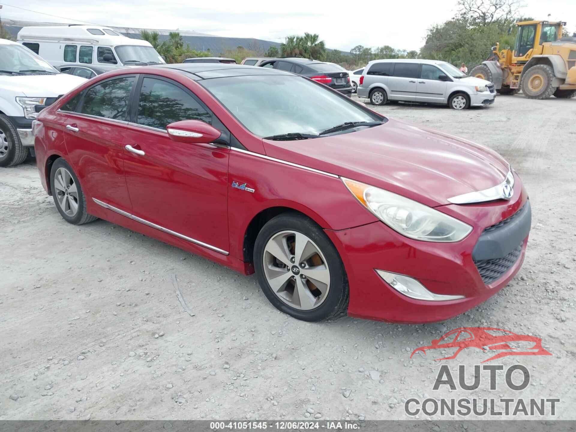 HYUNDAI SONATA HYBRID 2012 - KMHEC4A46CA054726