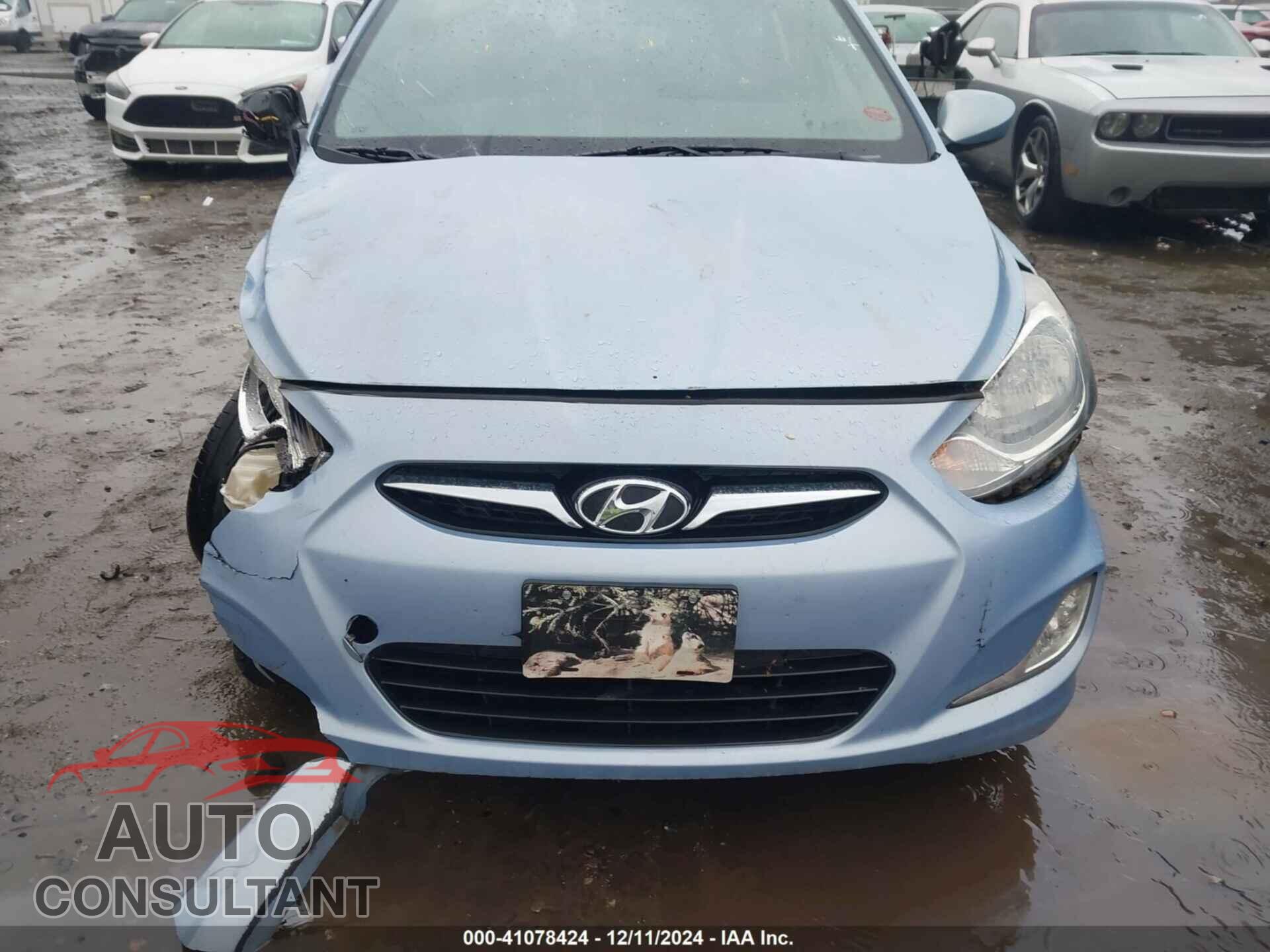 HYUNDAI ACCENT 2012 - KMHCU5AE9CU024377
