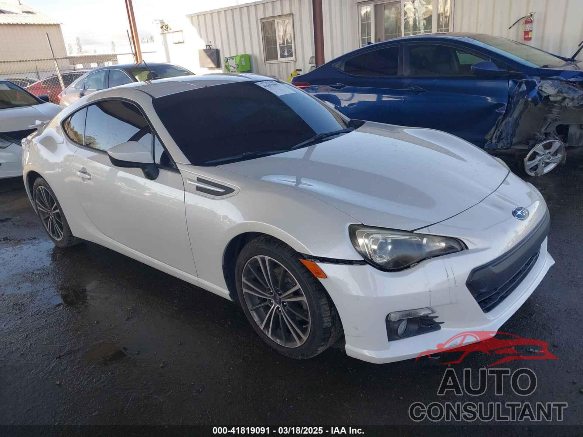 SUBARU BRZ 2013 - JF1ZCAC16D2606802