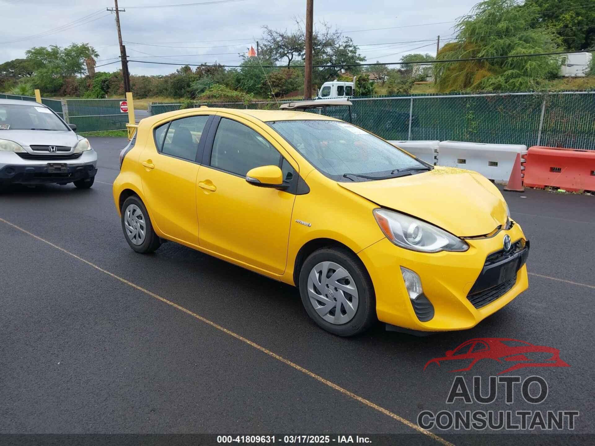 TOYOTA PRIUS C 2016 - JTDKDTB34G1124184