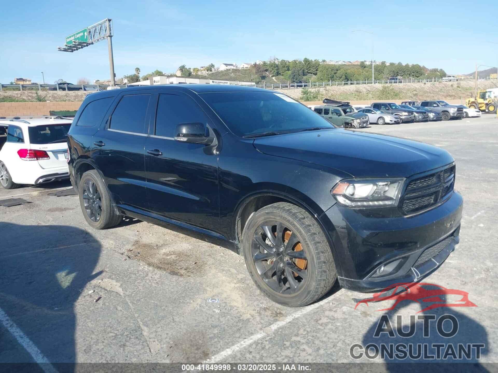 DODGE DURANGO 2017 - 1C4SDJCT6HC643665