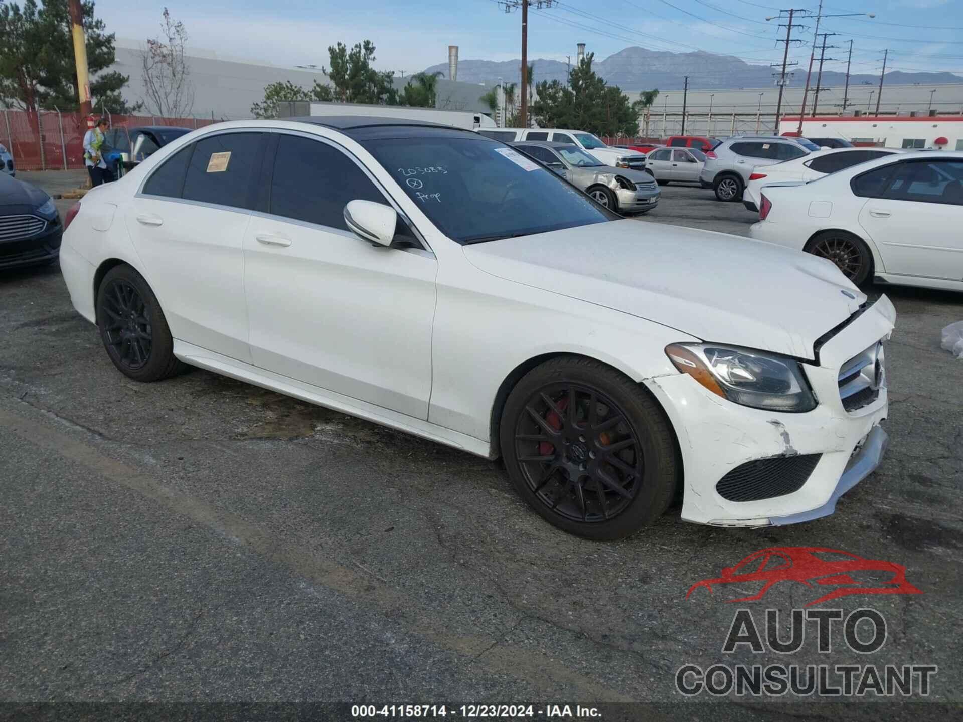 MERCEDES-BENZ C 300 2017 - 55SWF4JB8HU203083