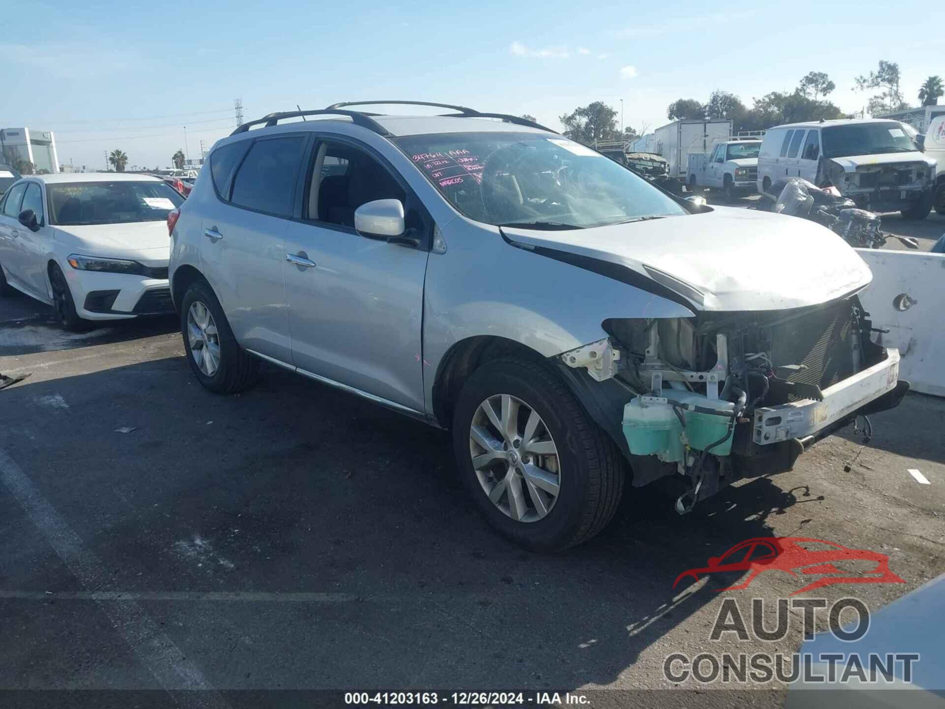 NISSAN MURANO 2013 - JN8AZ1MU1DW207694
