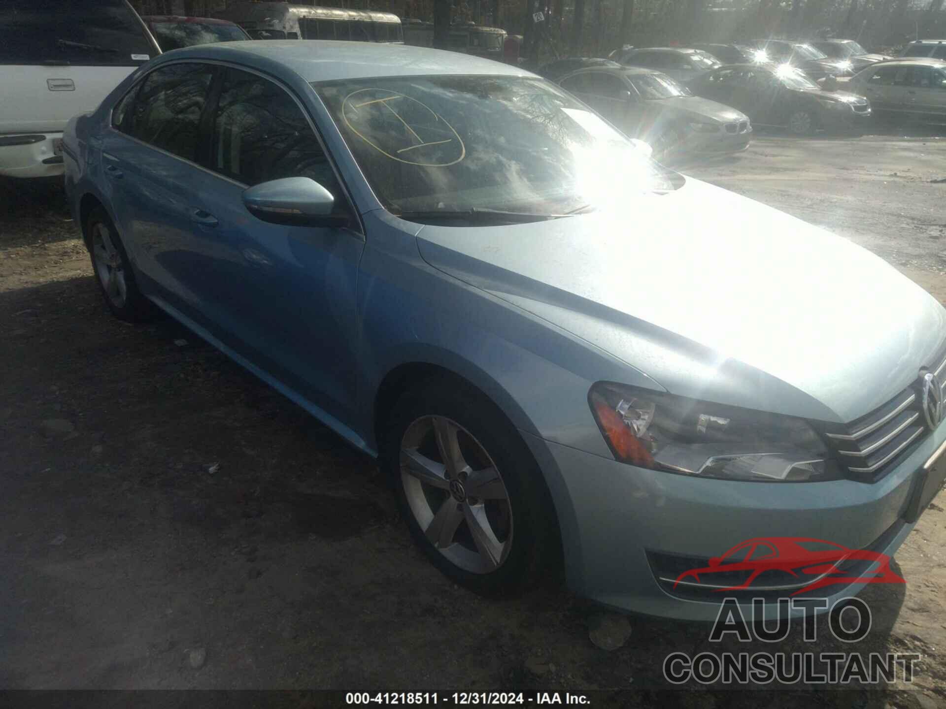 VOLKSWAGEN PASSAT 2012 - 1VWBP7A30CC046756