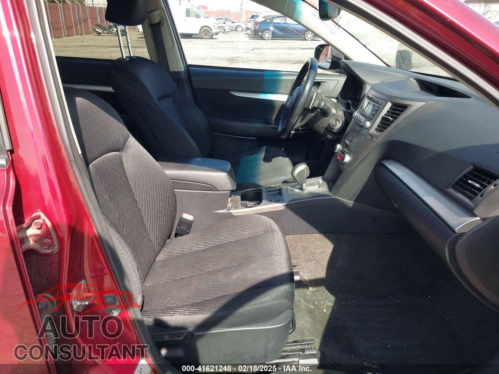 SUBARU OUTBACK 2012 - 4S4BRBGC7C3232507