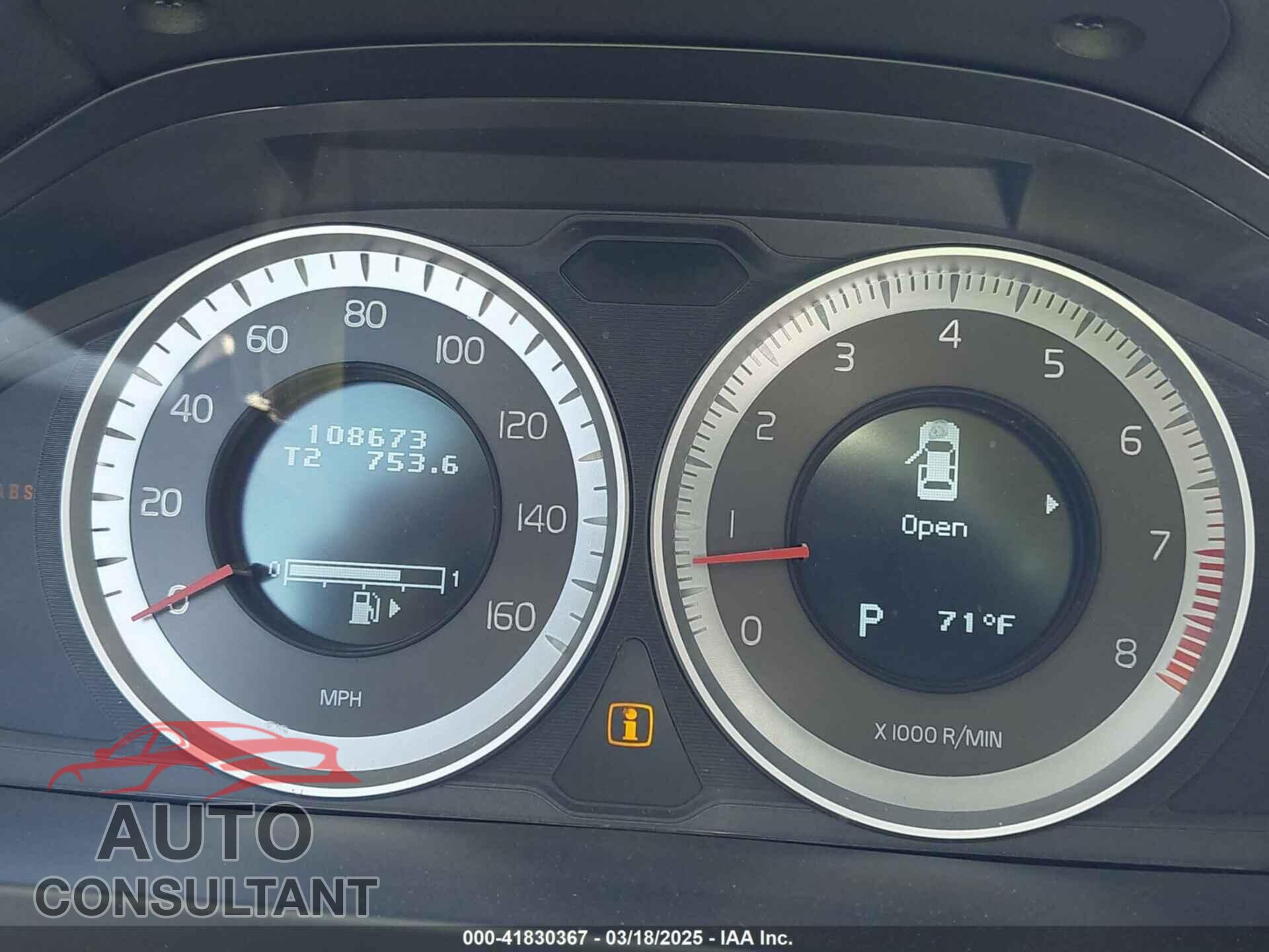 VOLVO S60 2012 - YV1622FS6C2076608