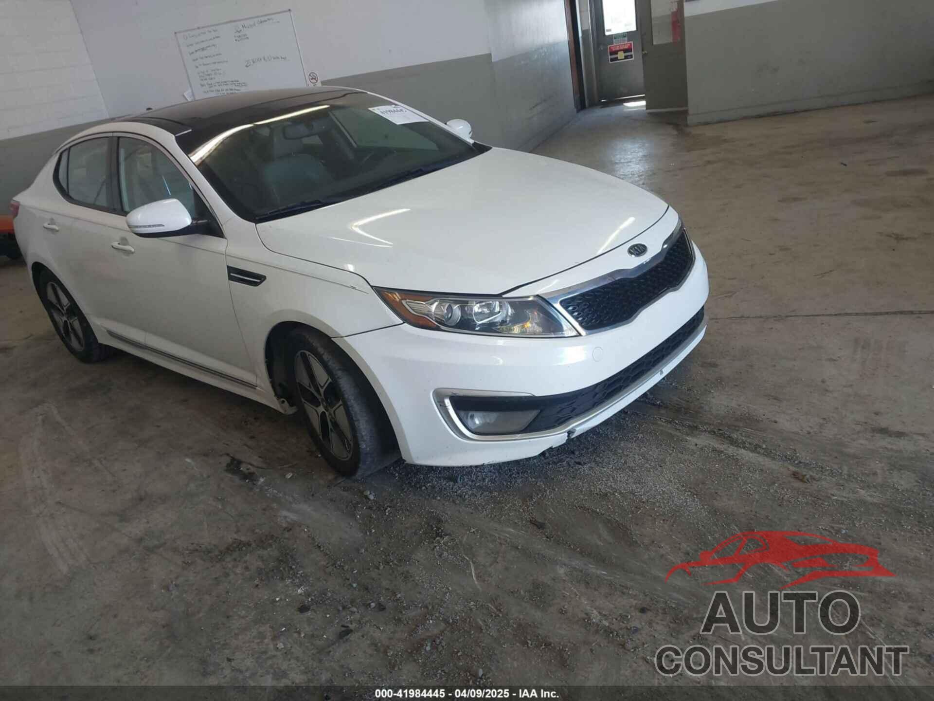 KIA OPTIMA HYBRID 2012 - KNAGM4AD4C5014662