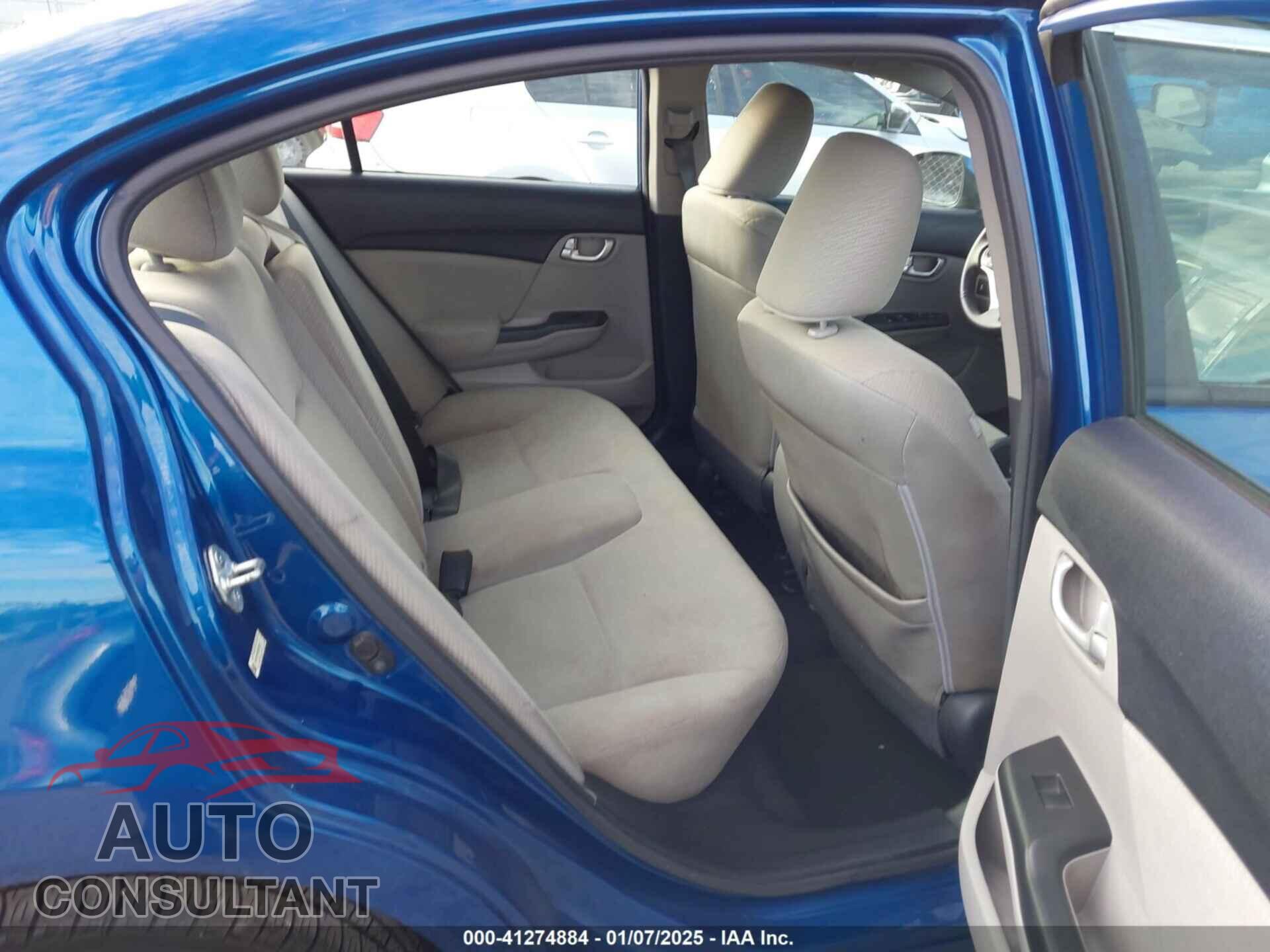 HONDA CIVIC 2013 - 19XFB2F8XDE035283