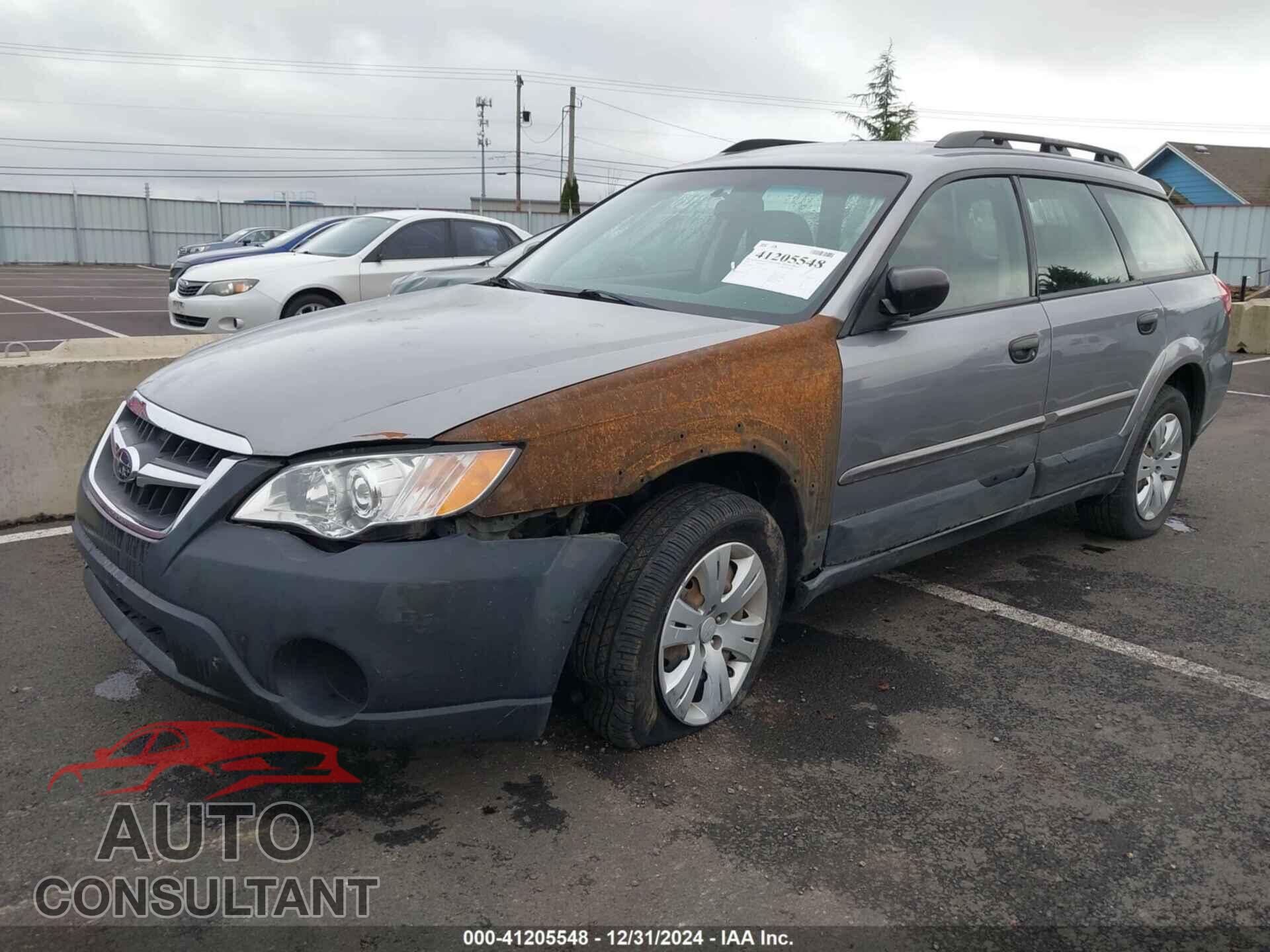 SUBARU OUTBACK 2009 - 4S4BP60C697315211