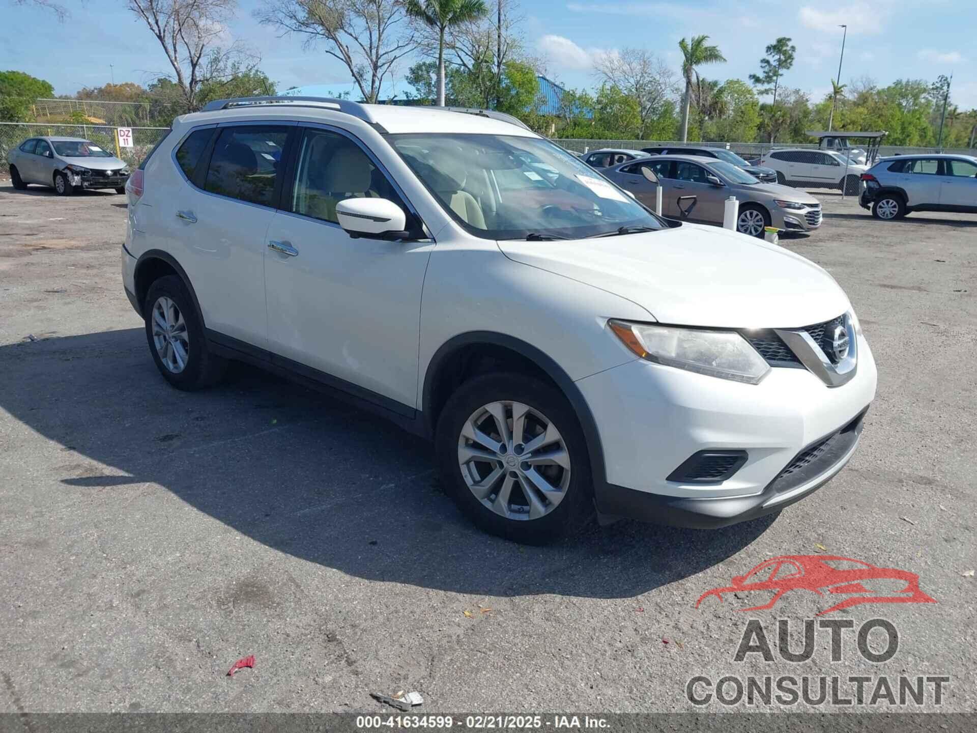NISSAN ROGUE 2016 - KNMAT2MV7GP618804