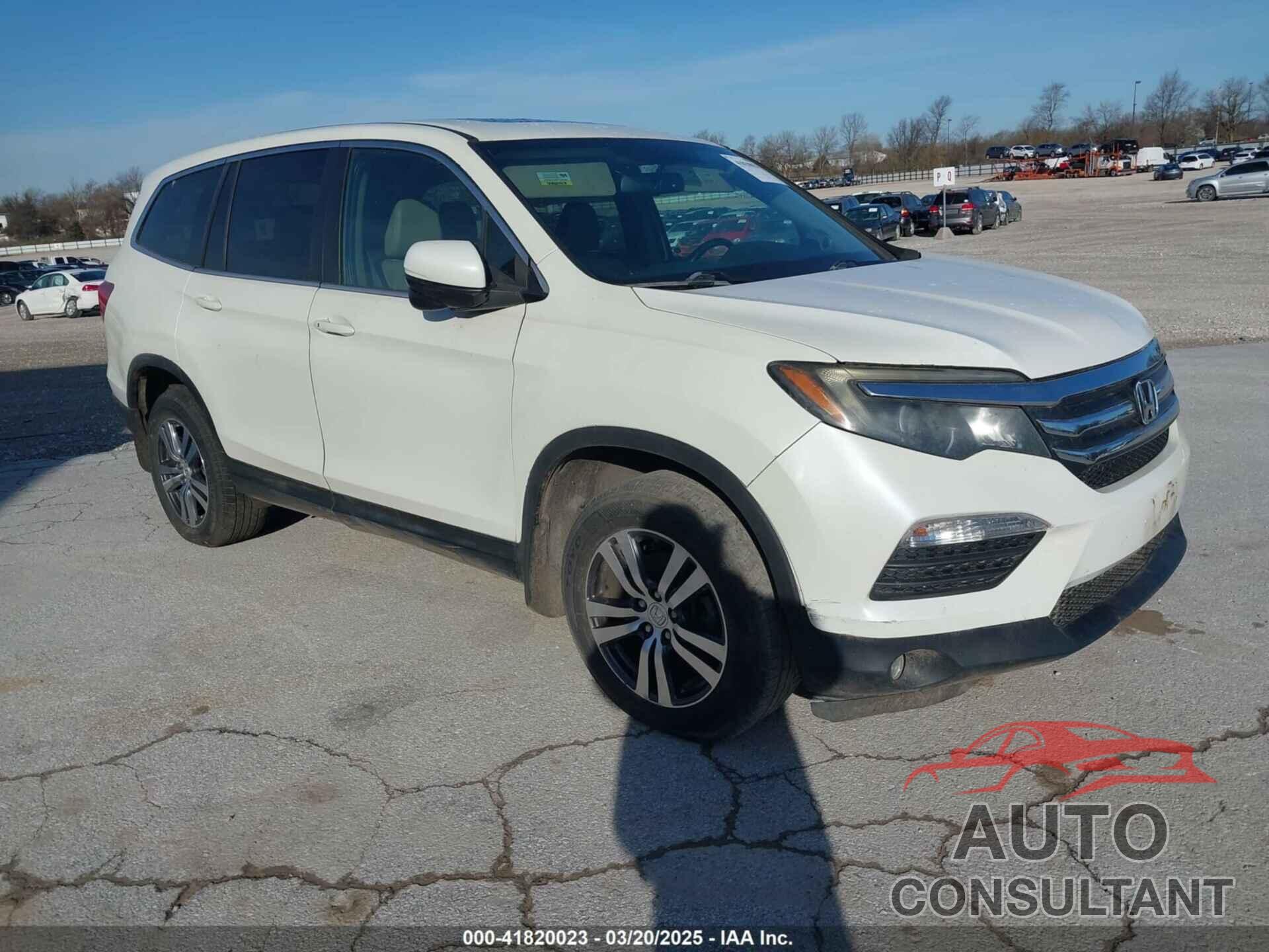 HONDA PILOT 2016 - 5FNYF5H5XGB016152
