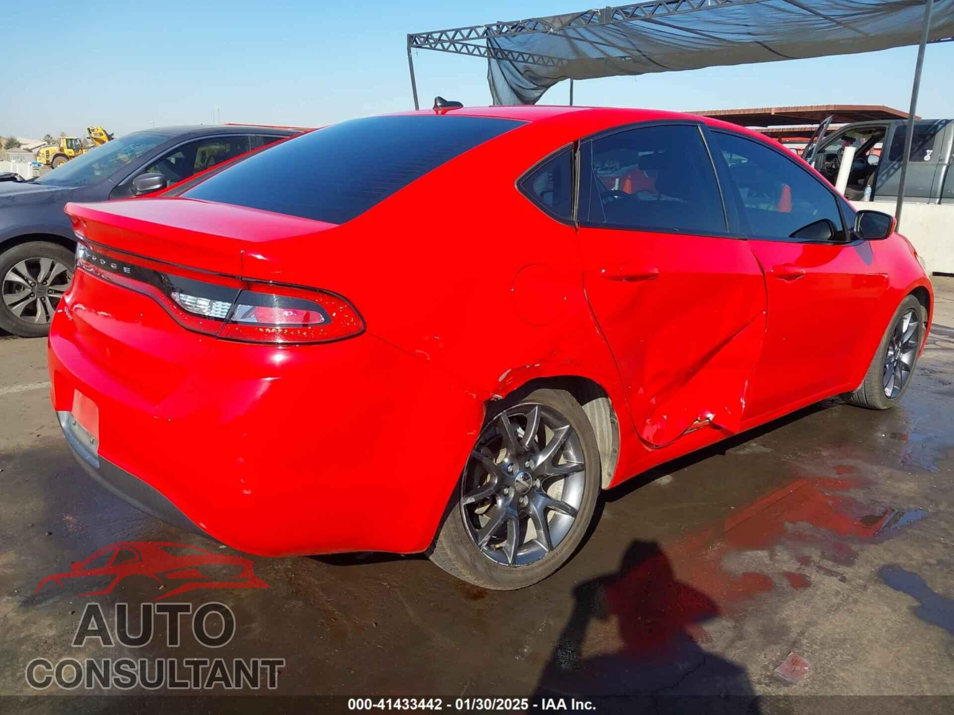 DODGE DART 2016 - 1C3CDFAA5GD750044