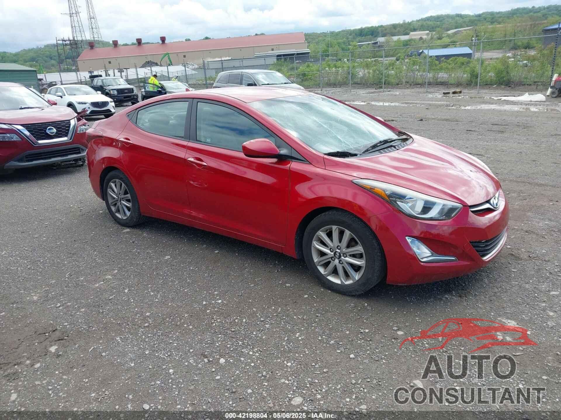 HYUNDAI ELANTRA 2015 - KMHDH4AE7FU357491