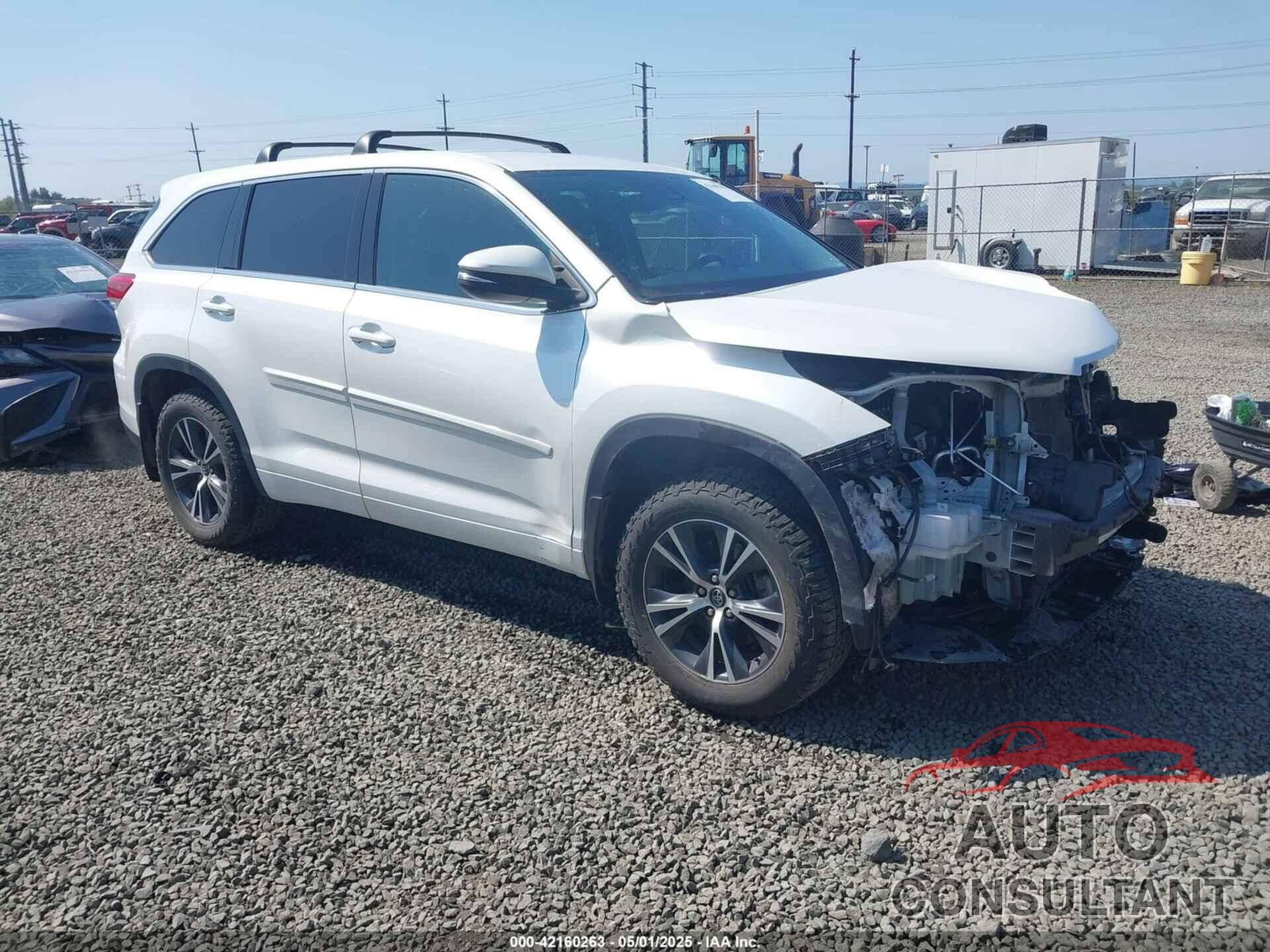 TOYOTA HIGHLANDER 2018 - 5TDBZRFH4JS907963