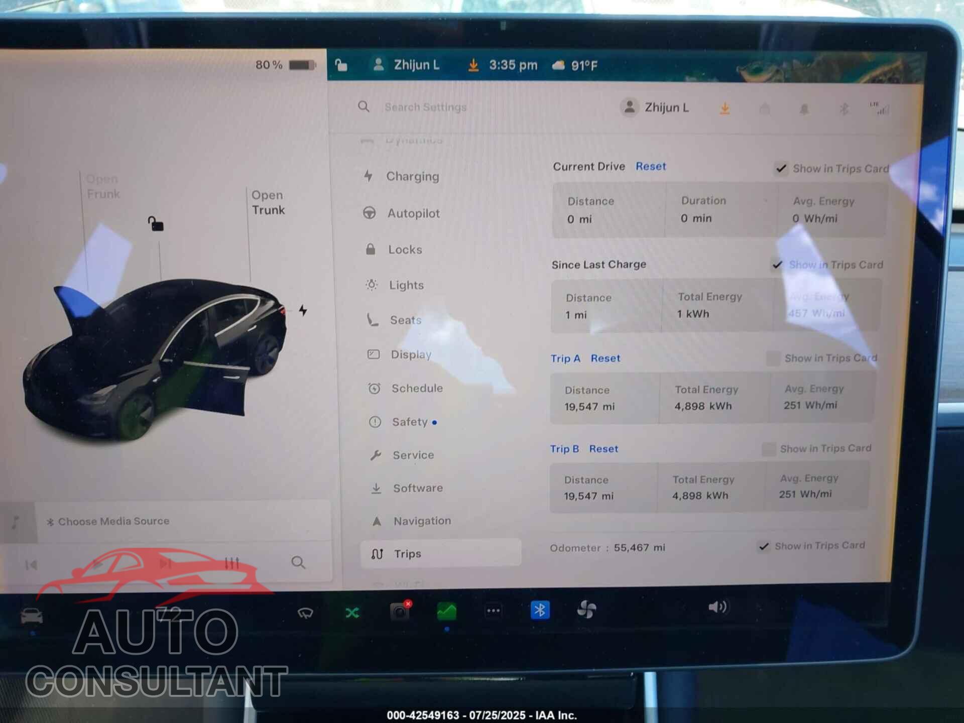 TESLA MODEL 3 2017 - 5YJ3E1EA5HF000563