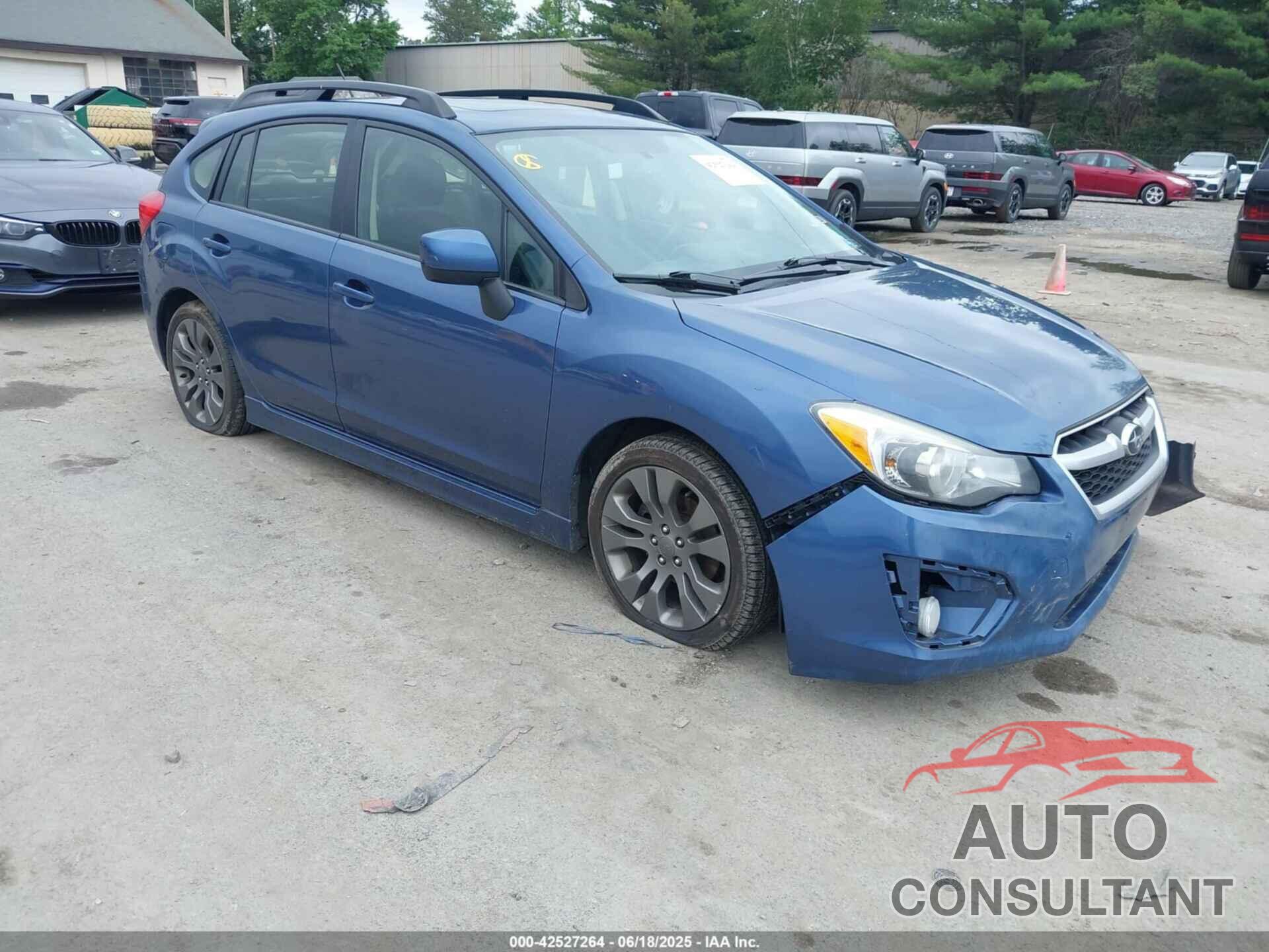 SUBARU IMPREZA 2013 - JF1GPAS67DH826715