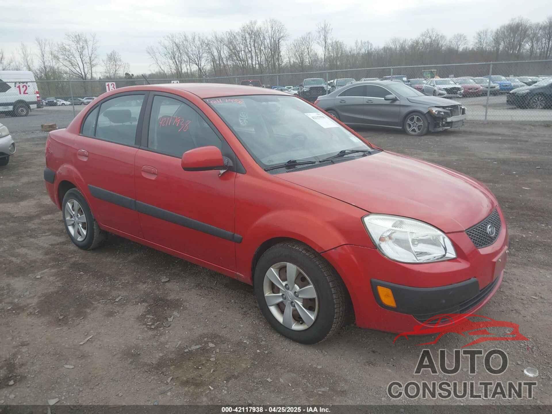 KIA RIO 2009 - KNADE223996556806