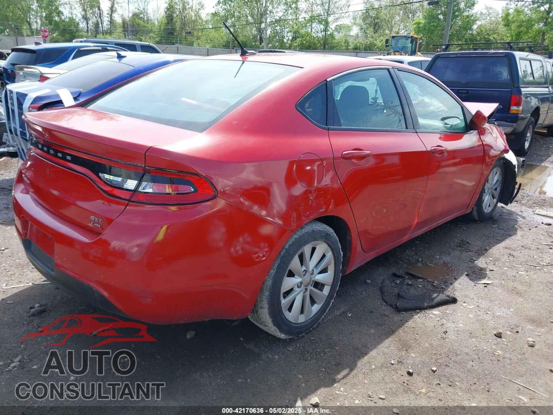 DODGE DART 2014 - 1C3CDFBB0ED926406