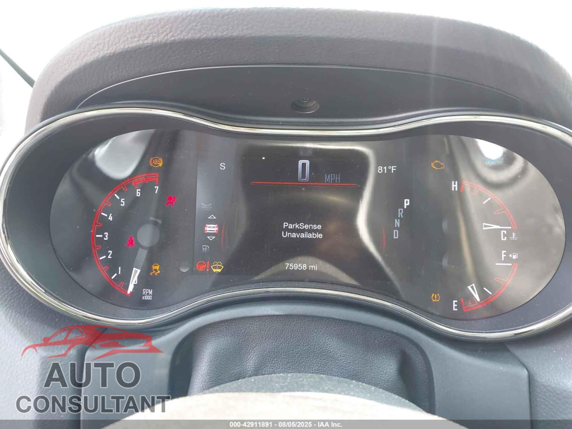 DODGE DURANGO 2019 - 1C4SDHCT8KC550033