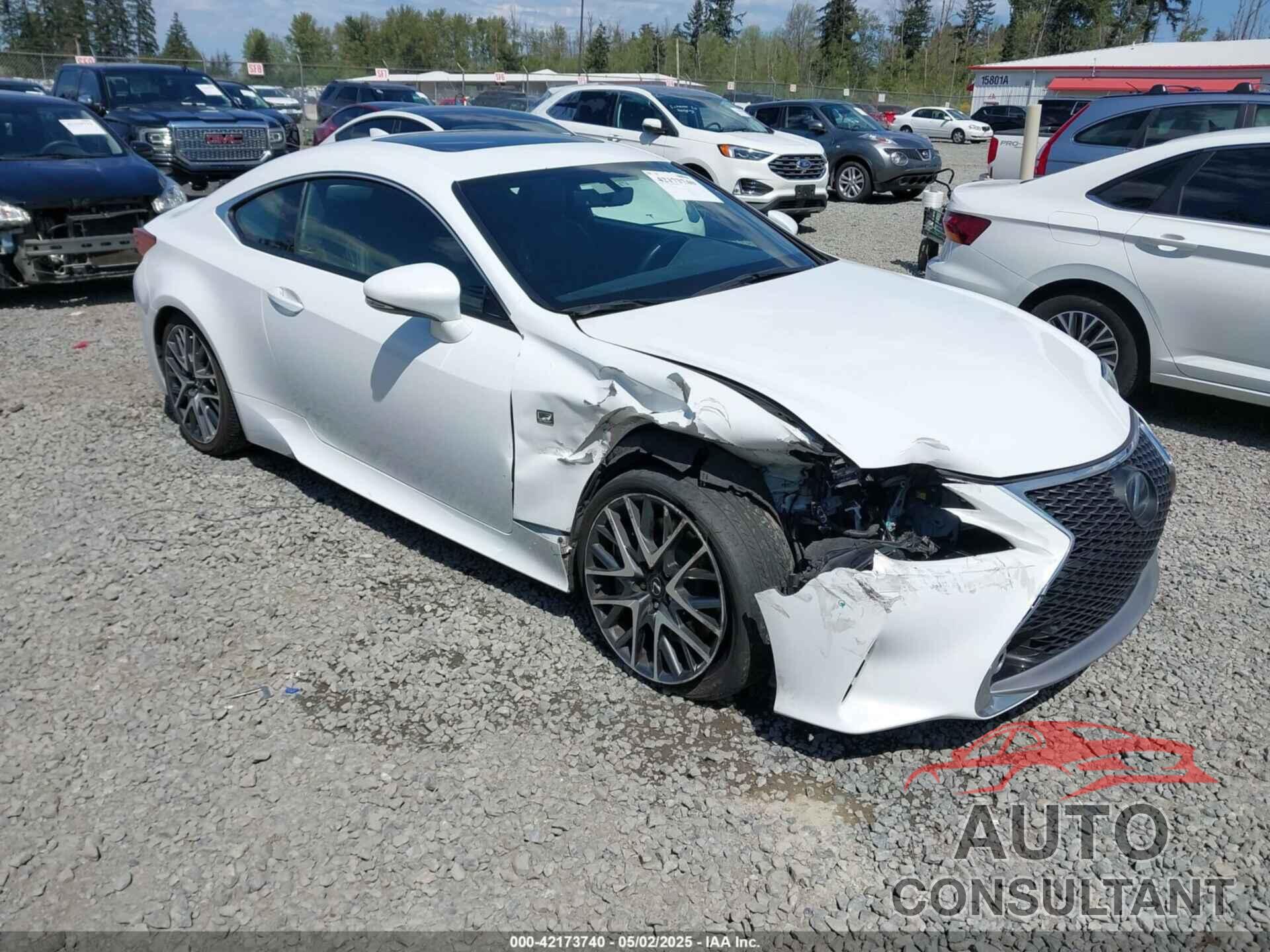LEXUS RC 350 2016 - JTHHE5BCXG5013858
