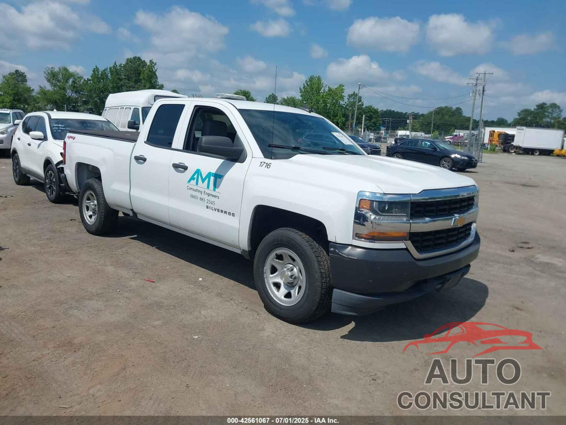 CHEVROLET SILVERADO 1500 2017 - 1GCVKNEH0HZ249496
