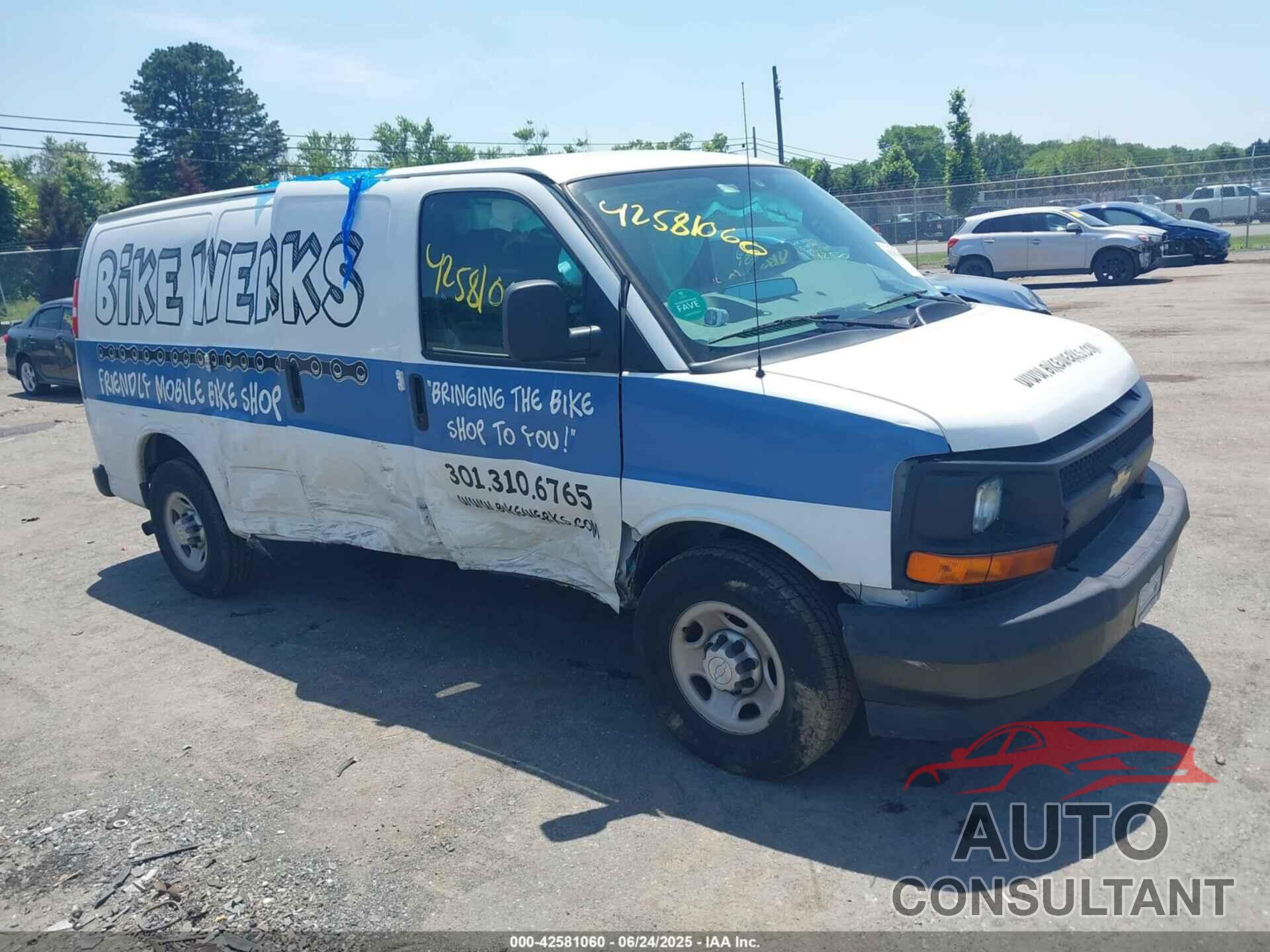 CHEVROLET EXPRESS 2500 2017 - 1GCWGAFF4H1337414