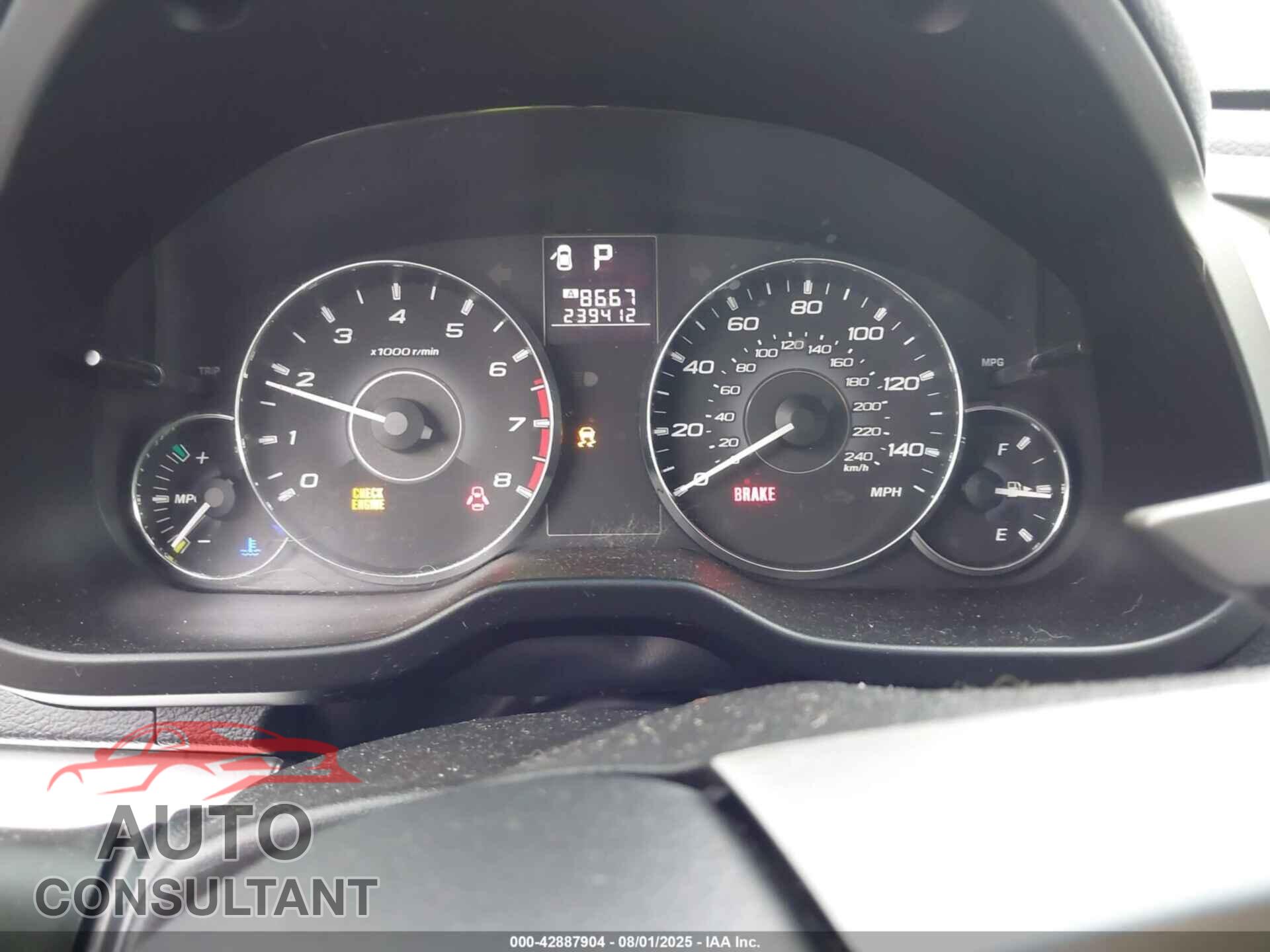 SUBARU OUTBACK 2011 - 4S4BRBCC1B3360889