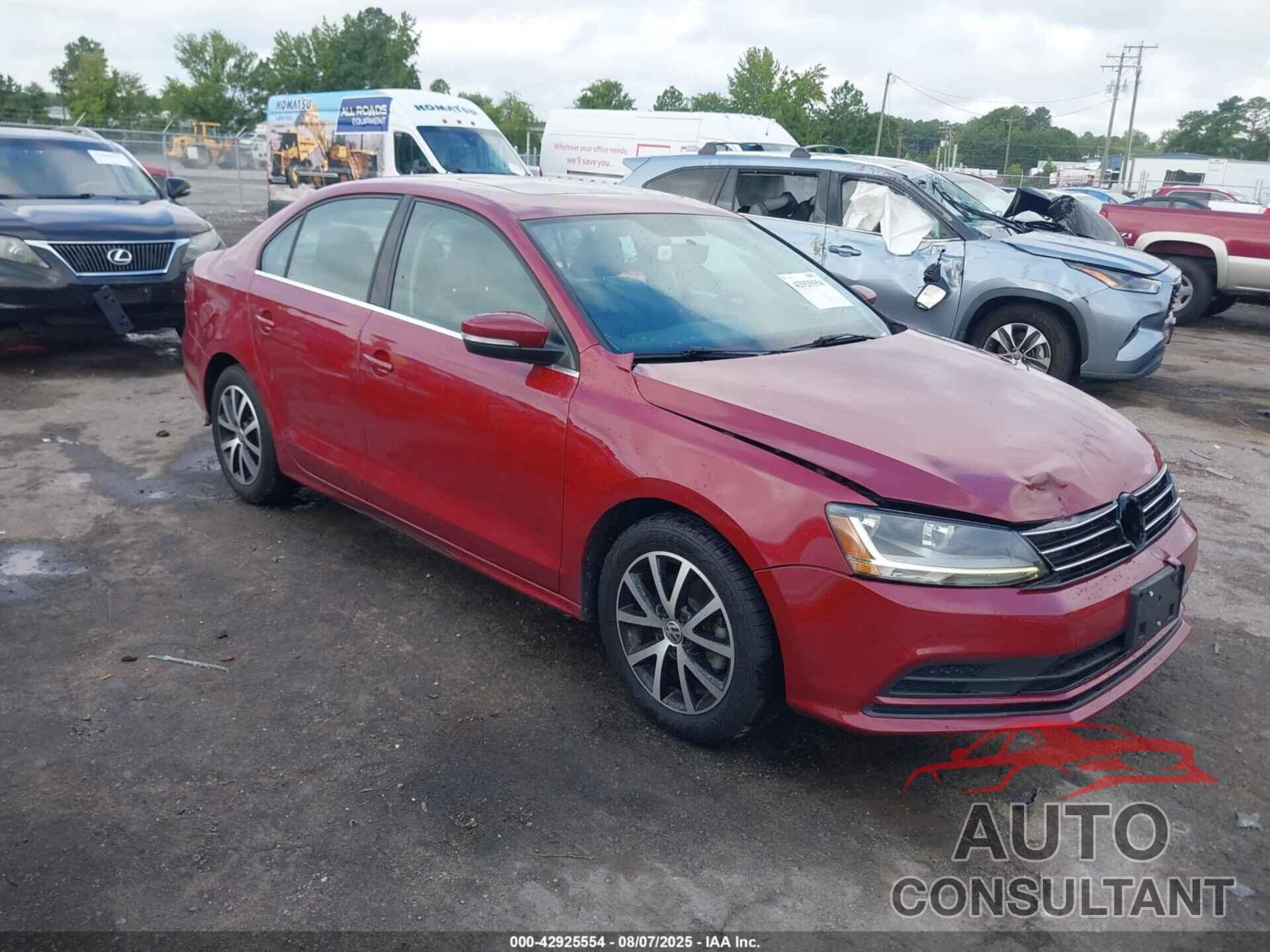 VOLKSWAGEN JETTA 2017 - 3VWDB7AJ3HM314940