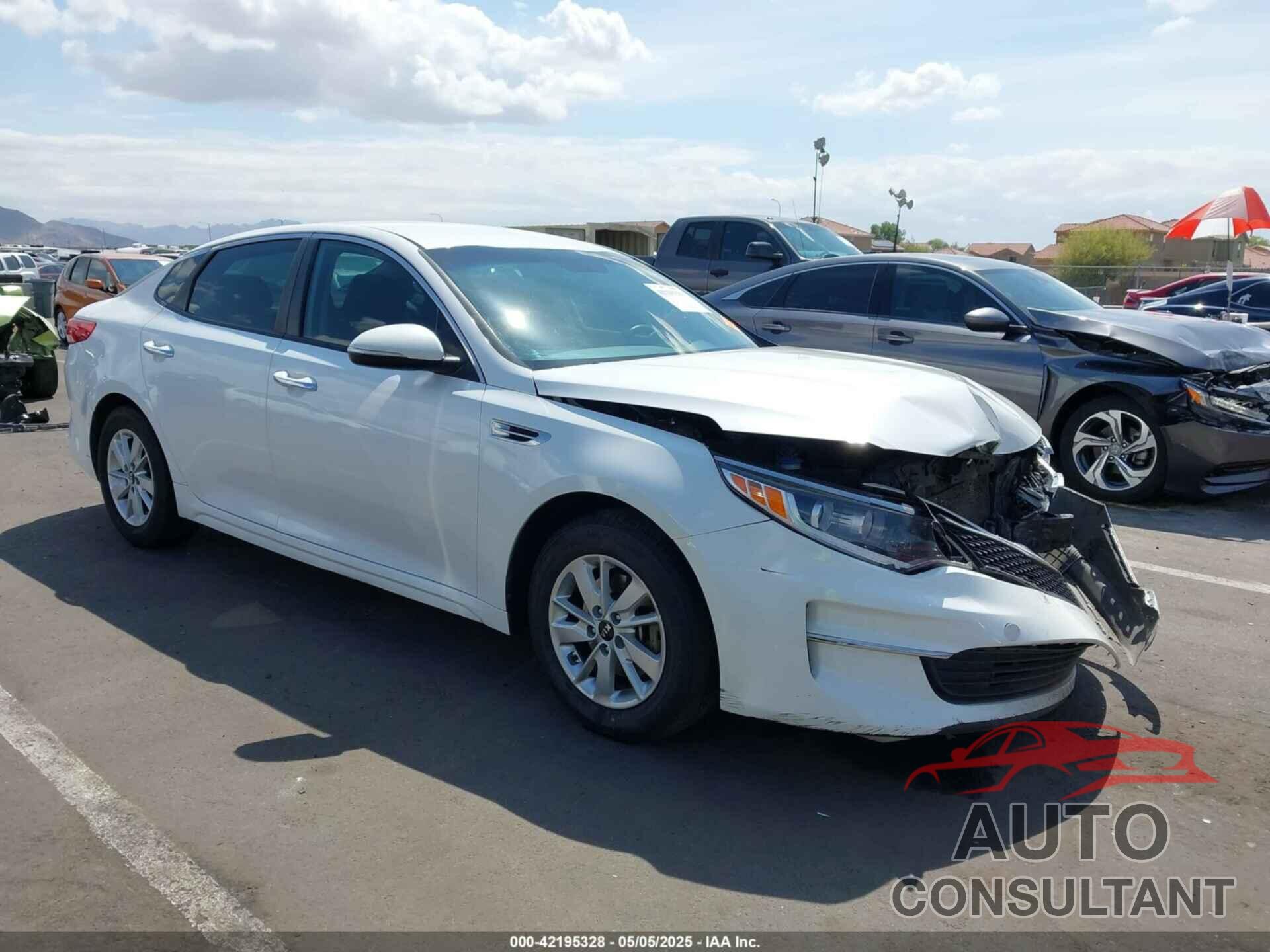 KIA OPTIMA 2016 - KNAGT4L39G5072778