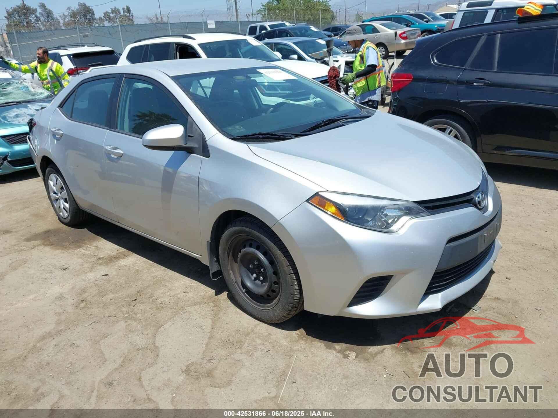 TOYOTA COROLLA 2014 - 2T1BURHEXEC144797