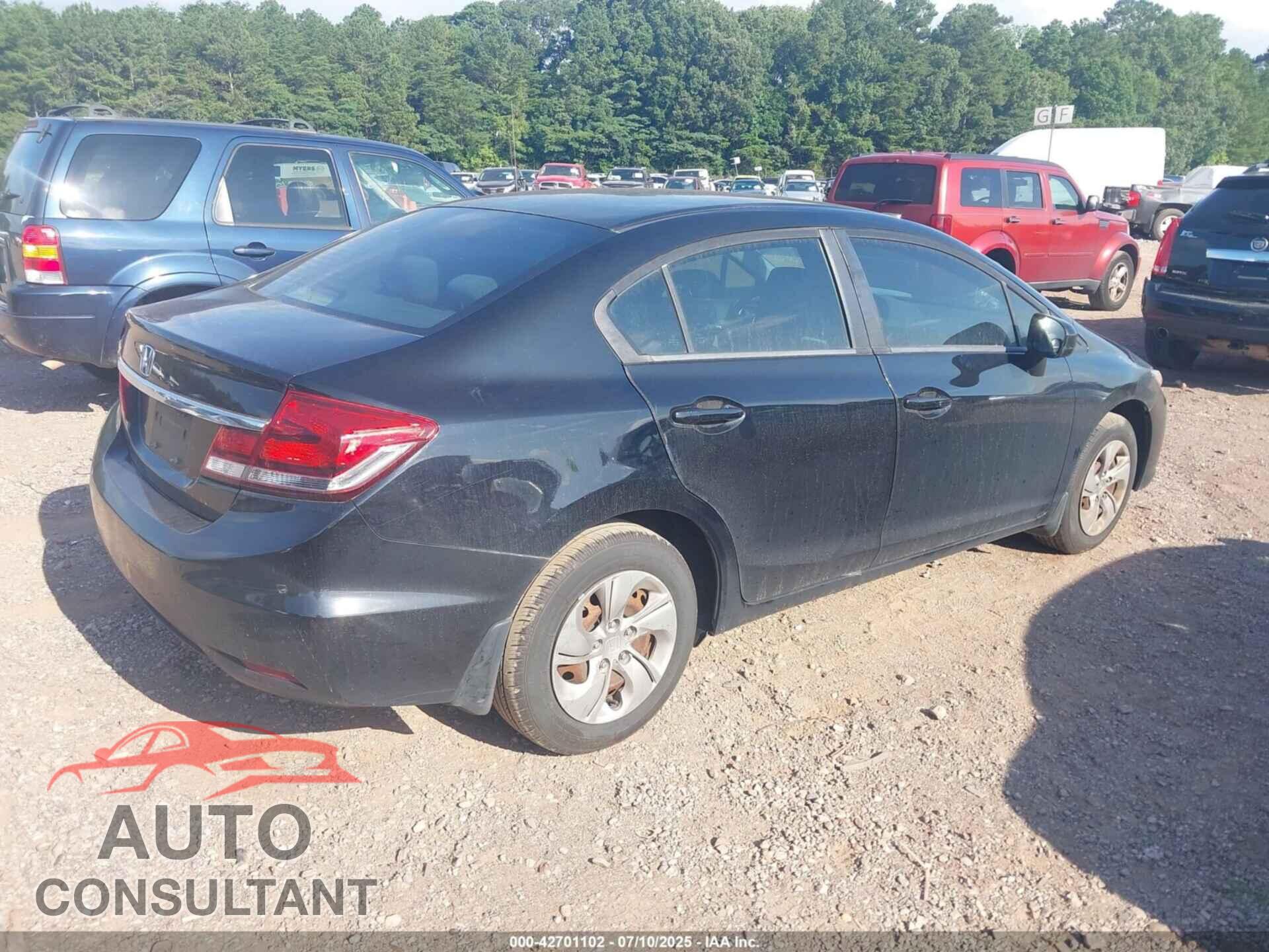 HONDA CIVIC 2014 - 19XFB2F52EE077471