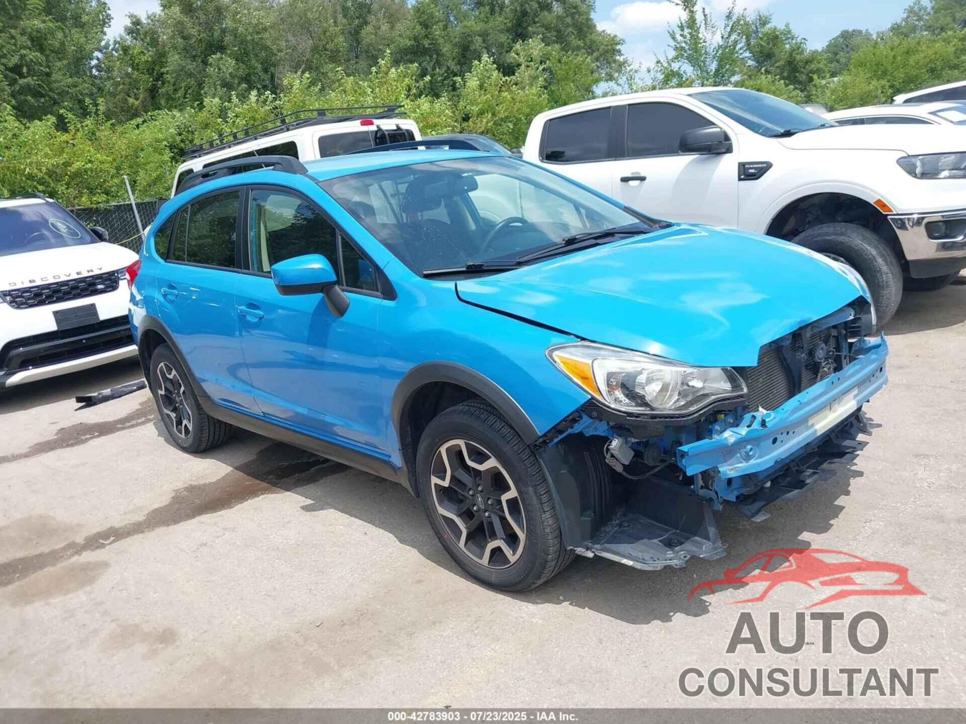 SUBARU CROSSTREK 2016 - JF2GPABC7G8341609